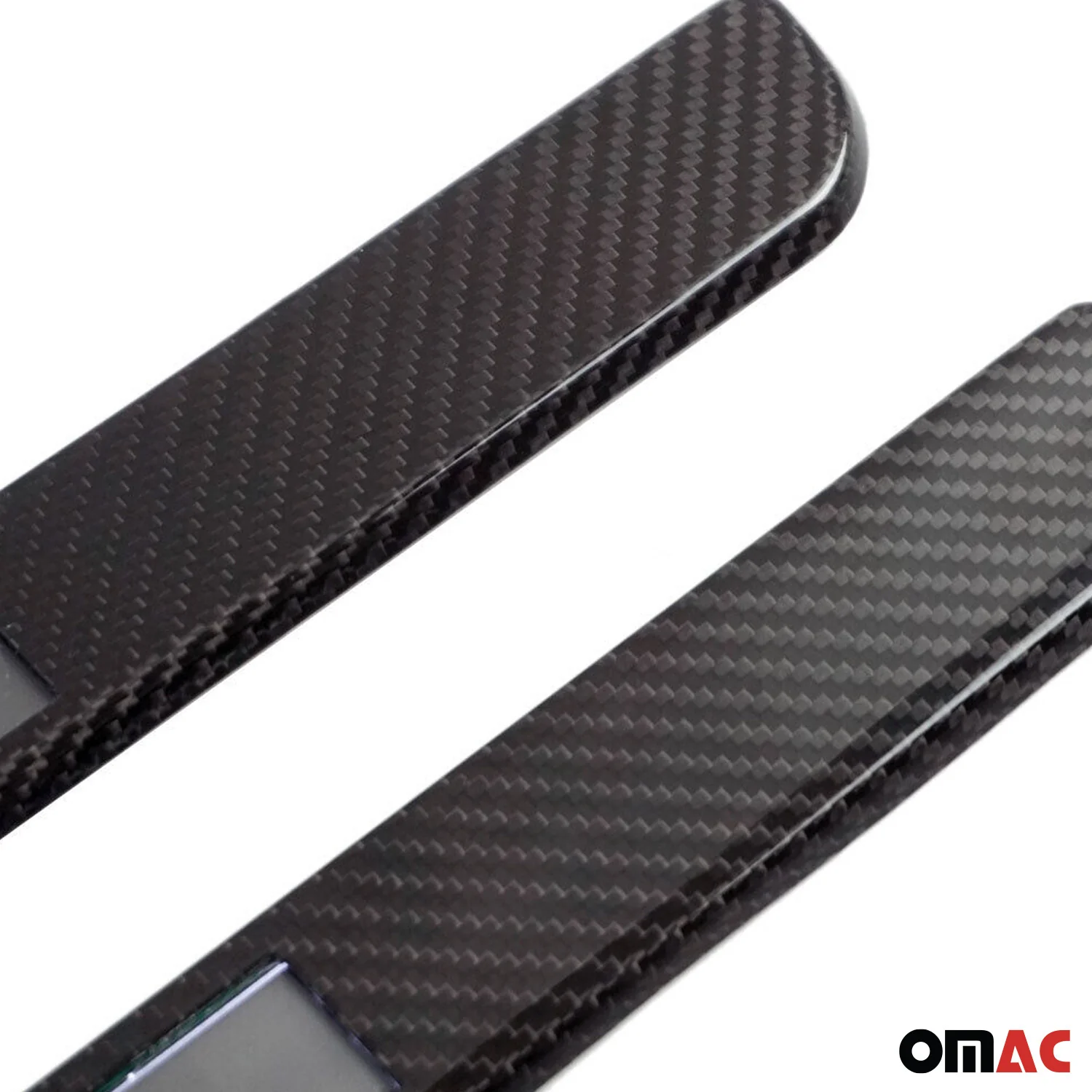 2013-2019 Ford Escape Door Sill Scuff Plate Illuminated Carbon Fiber Black 2Pcs - Image 6
