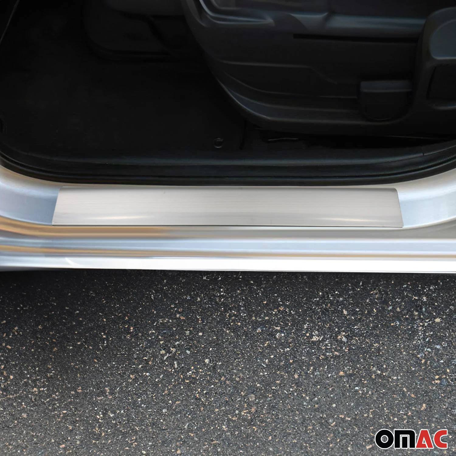 2013-2019 Ford Escape / Focus 2000-2007 Door Sill Scuff Plate Scratch Protector Stainless Steel - Image 2