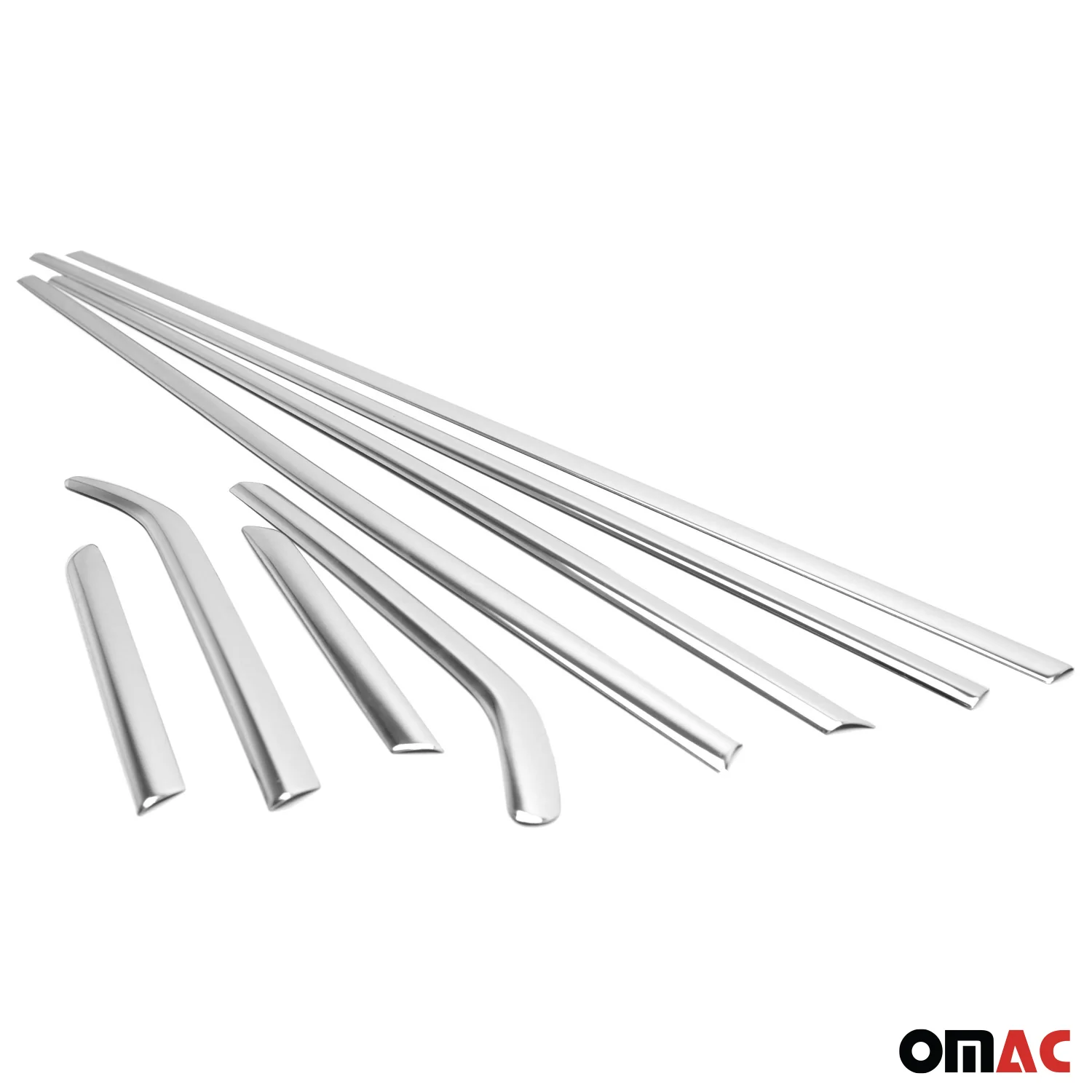 2012-2018 Ford Focus Sedan Window Molding Trim Streamer Stainless Steel - Image 8