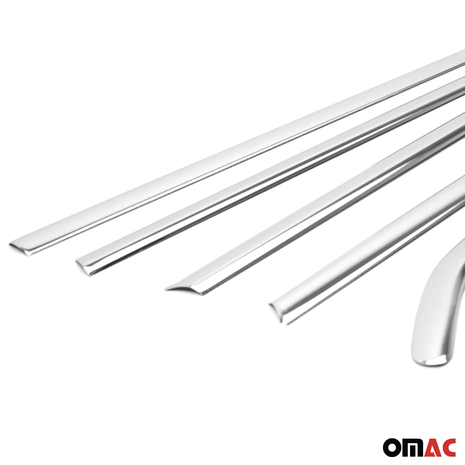 2012-2018 Ford Focus Sedan Window Molding Trim Streamer Stainless Steel - Image 9