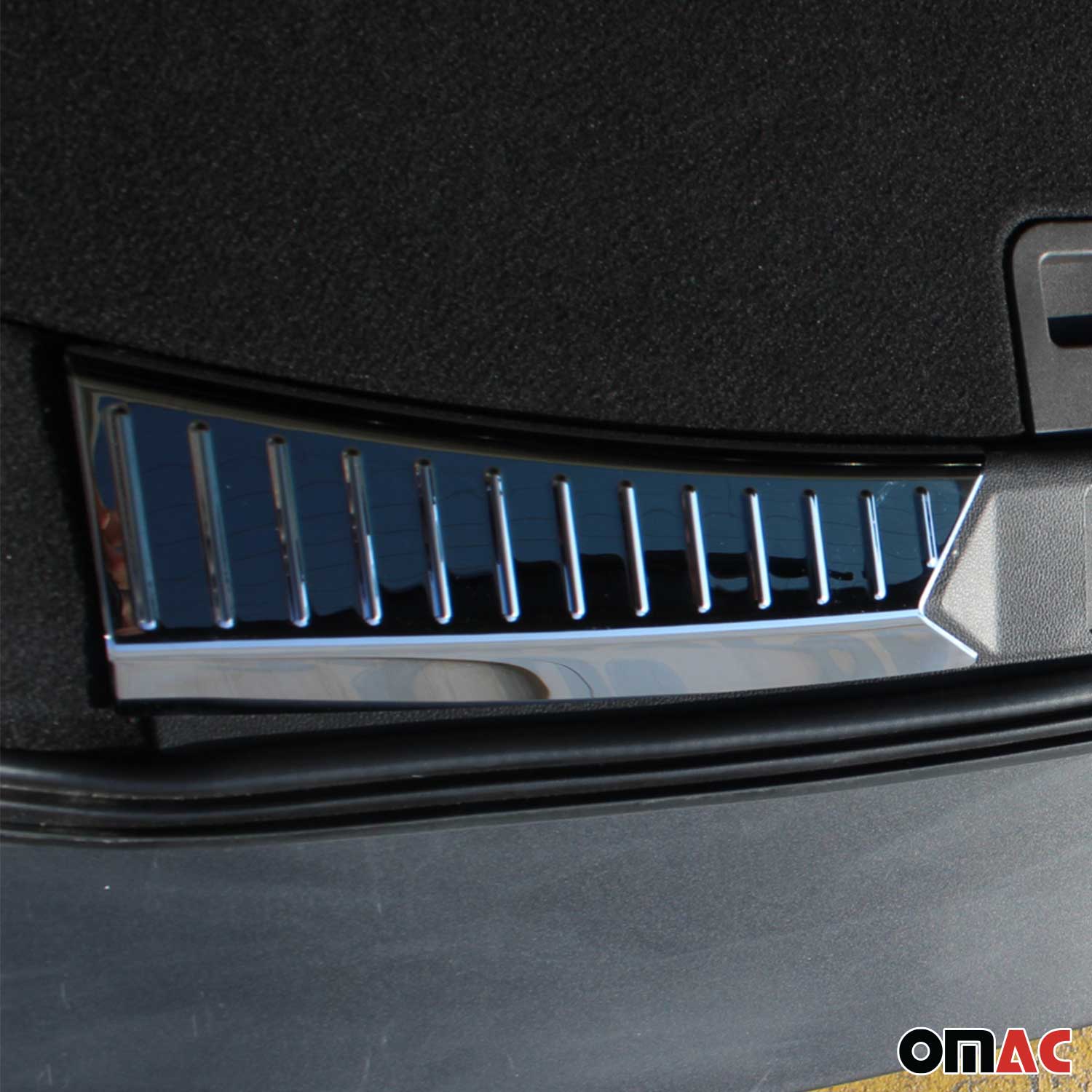 2013-2016 Ford Escape Trunk Sill Cover Bumper Guard Protector S. Steel 2Pcs - Image 6