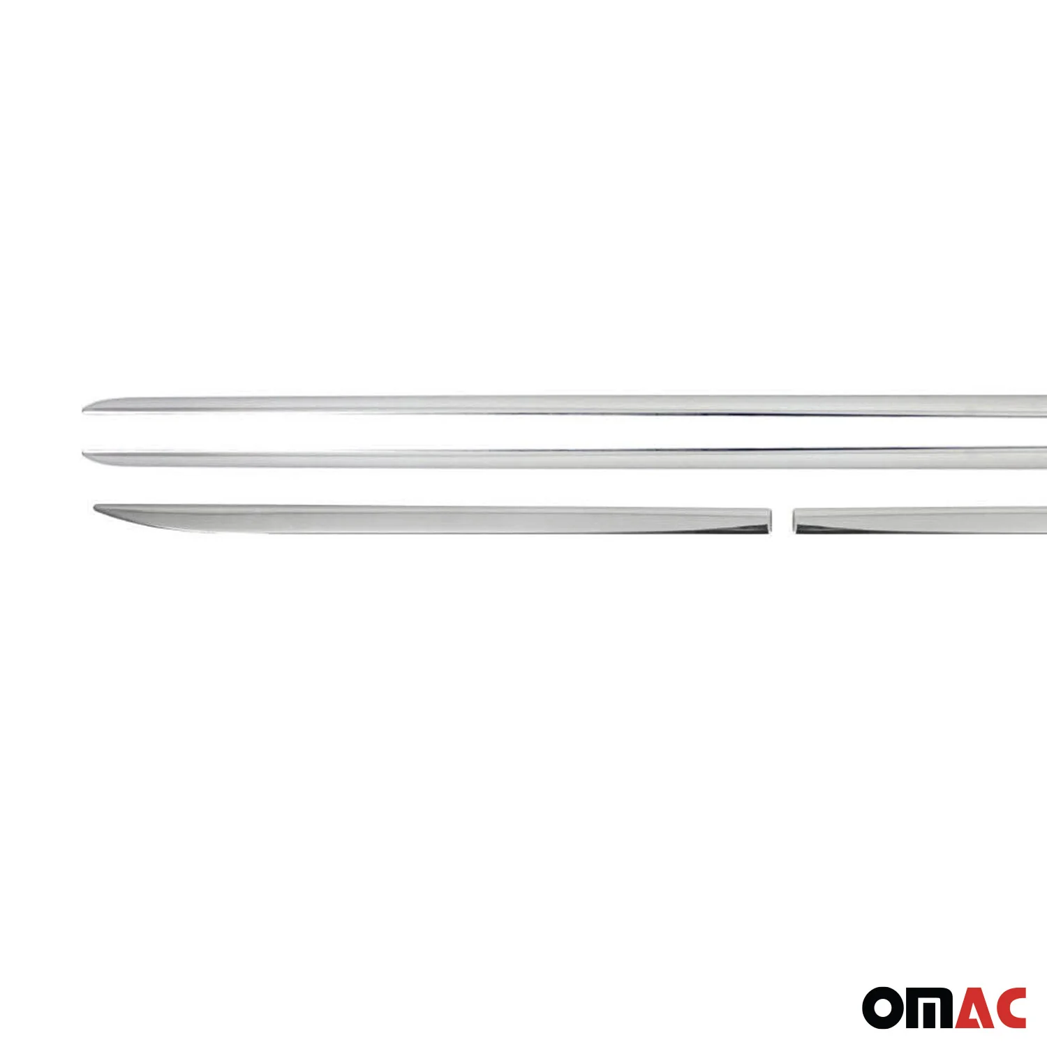 2013-2019 Ford Escape Side Door Molding Trim Skirt Garnish S. Steel 4x - Image 6