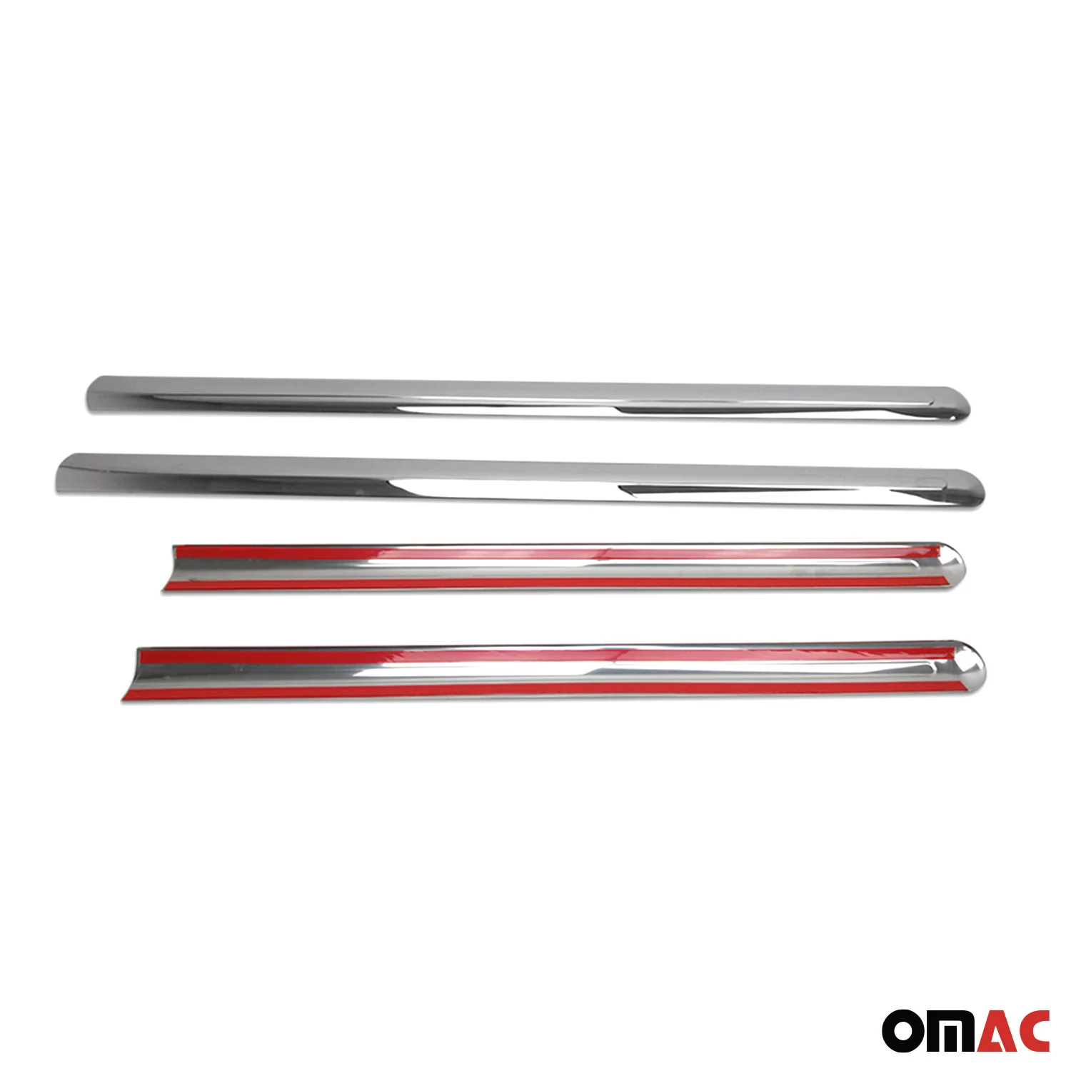 2010-2013 Ford Transit Connect L2 Long Side Door Molding Trim Stainless Steel Silver - Image 5