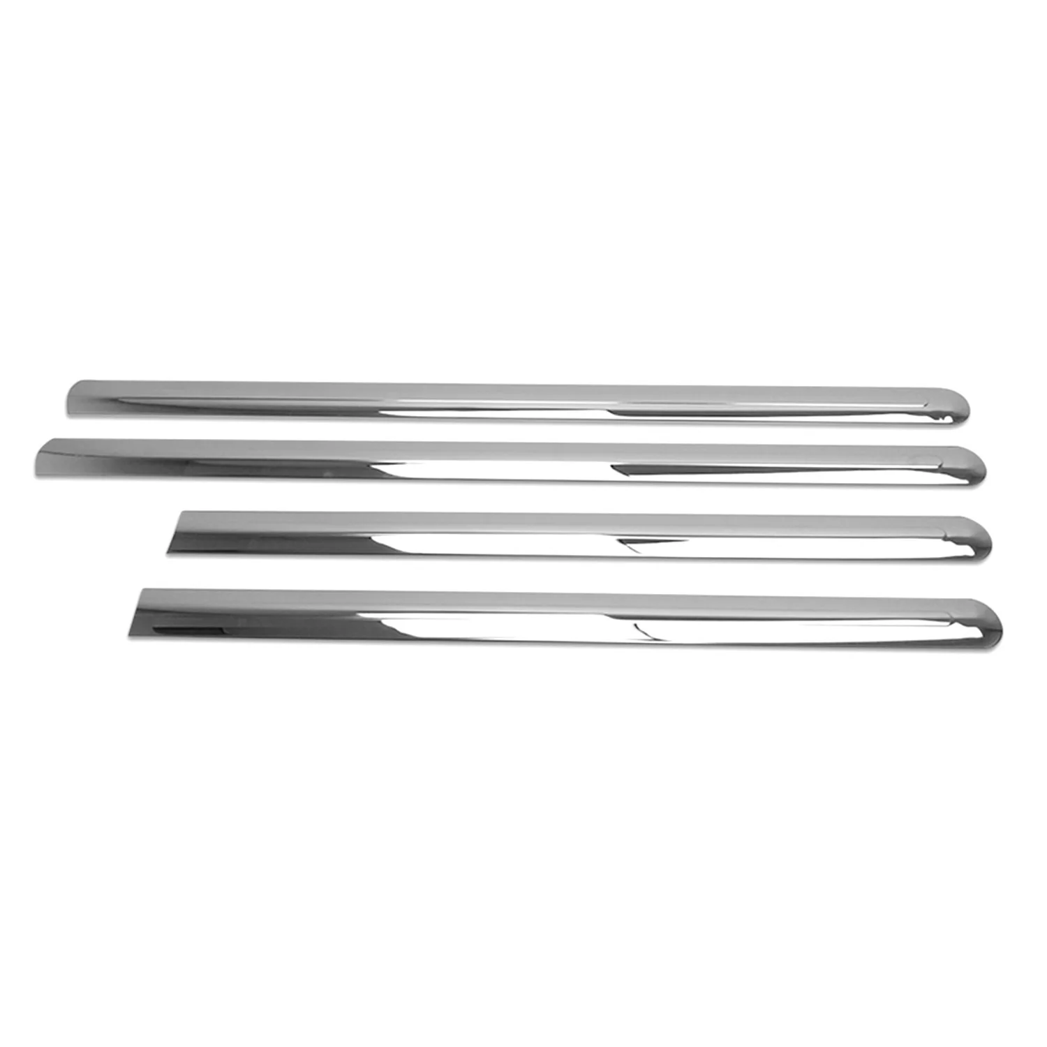 2010-2013 Ford Transit Connect L2 Long Side Door Molding Trim Stainless Steel Silver - Image 6