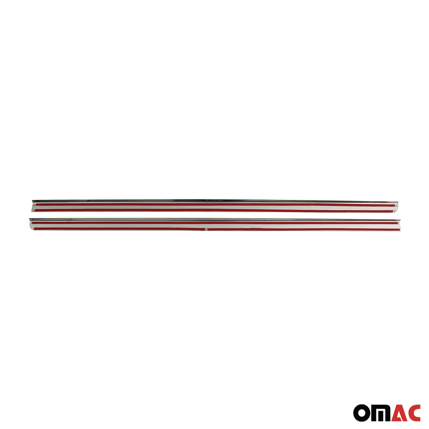 2010-2013 Ford Transit Connect L2 Long Side Door Molding Trim Stainless Steel Silver - Image 5