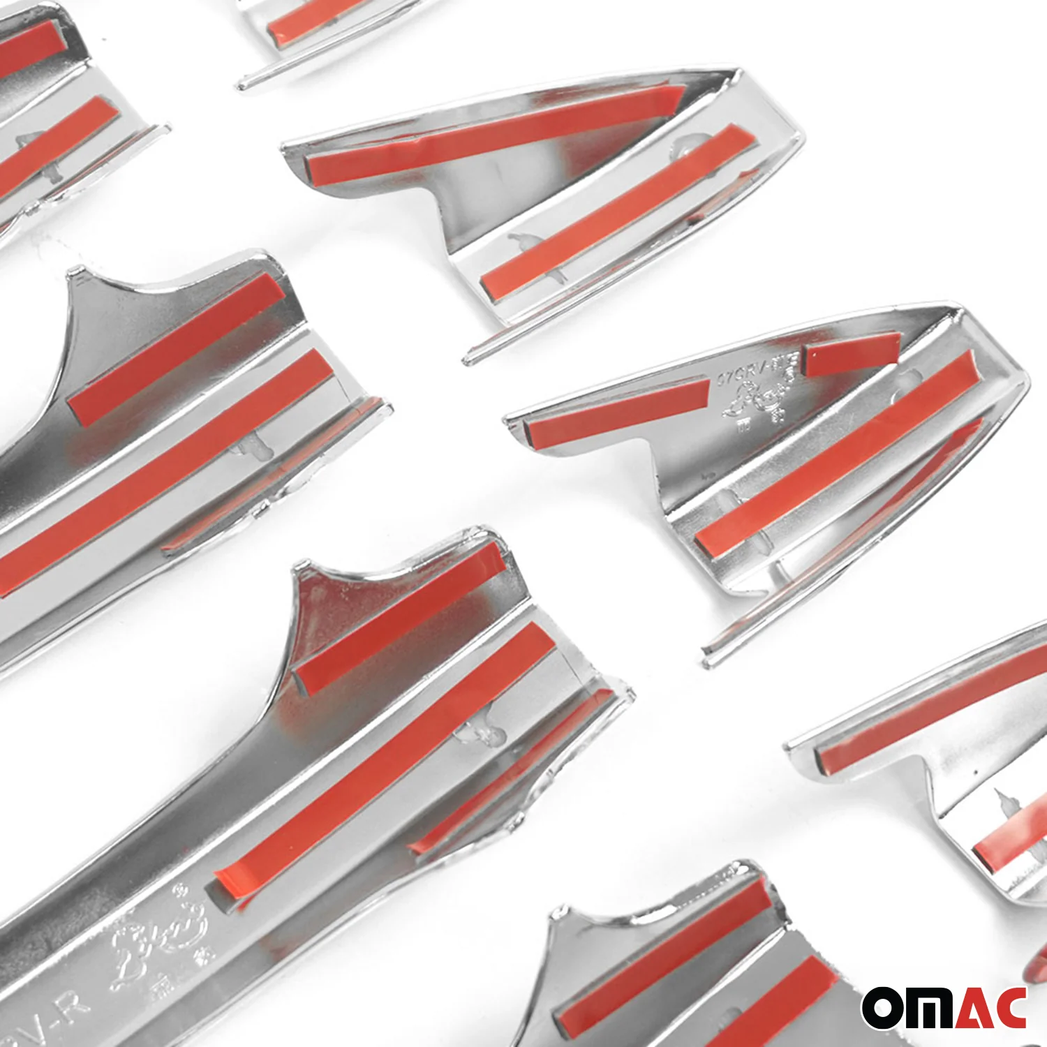 2007-2011 Honda CR-V Car Door Handle Cover Protector Silver Chrome 8 Pcs - Image 10