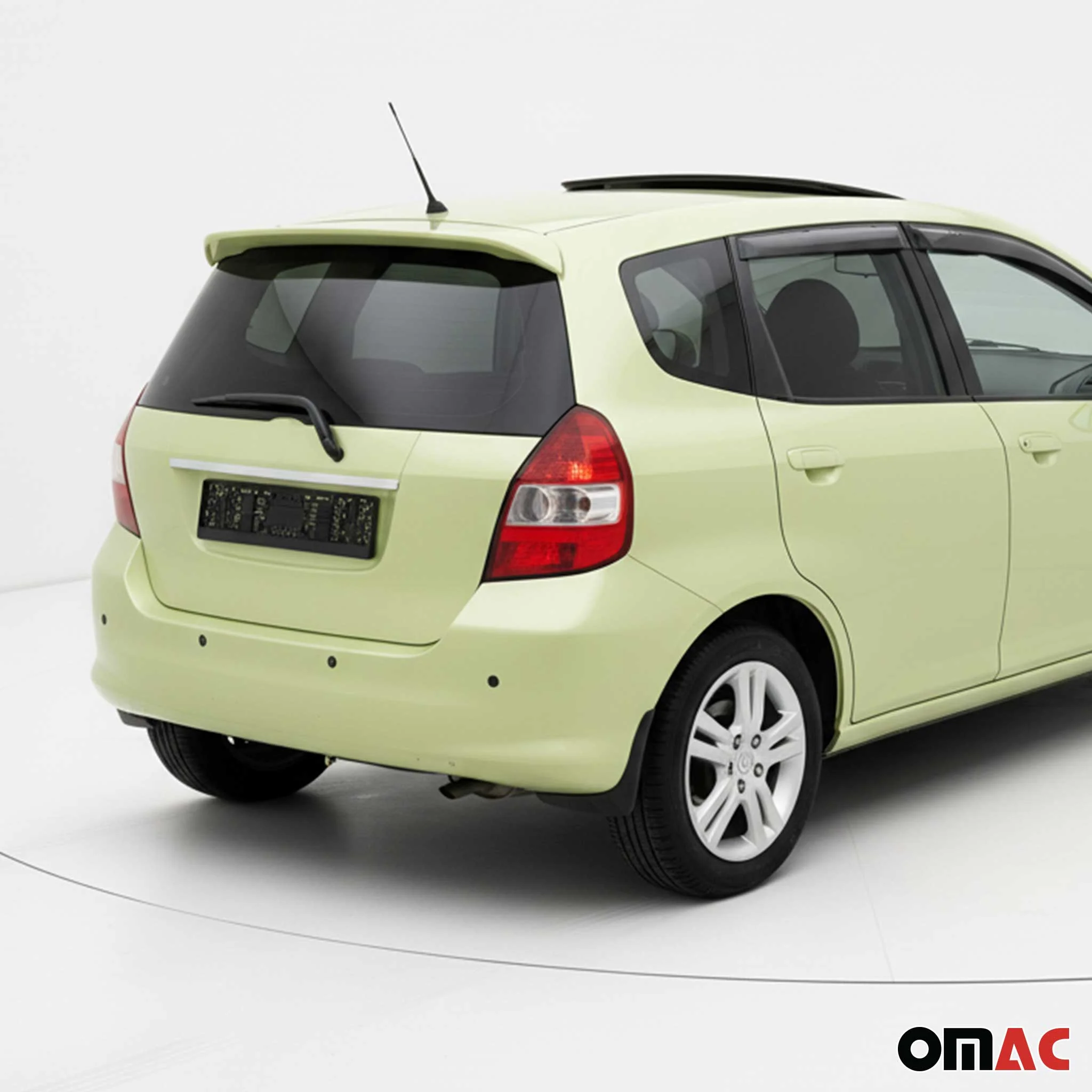 2006-2008 Honda Fit Rear Trunk Tailgate Door Handle Cover Stainless Steel Silver - Image 2