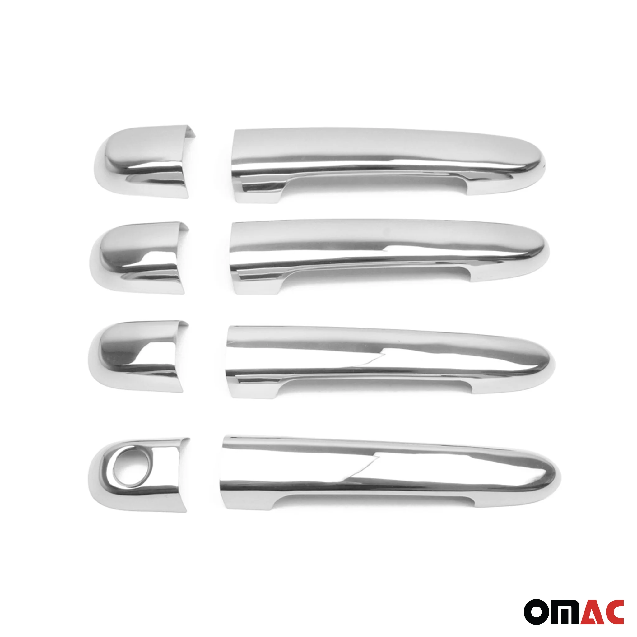 2006-2011 Hyundai Accent Sedan Car Door Handle Cover Protector Stainless Steel 8 Pcs - Image 6