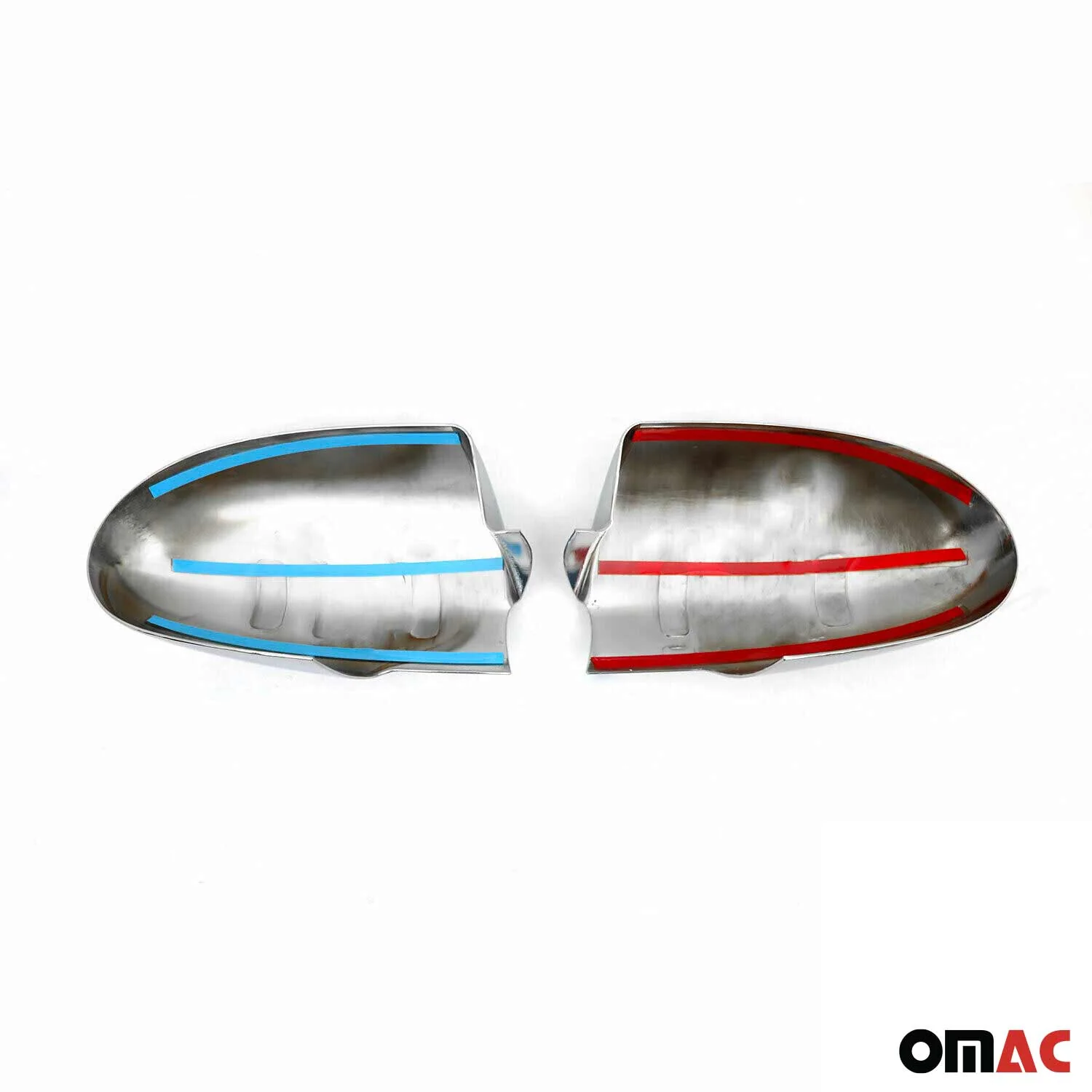2006-2011 Hyundai Accent 3.gen Sedan Side Mirror Cover Caps Chrome Silver 2 Pcs - Image 5