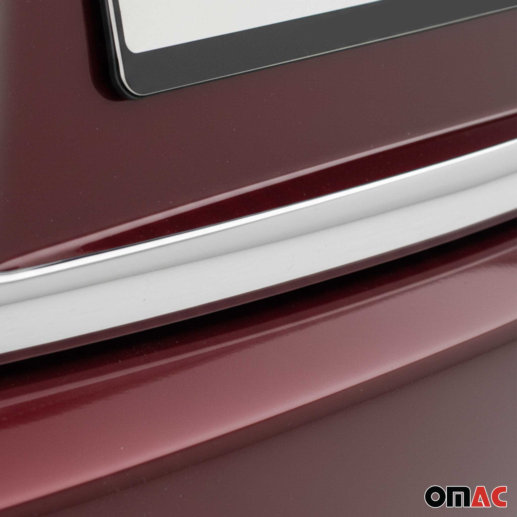 2006-2011 Hyundai Accent Rear Trunk Molding Trim Stainless Steel Silver - Image 3