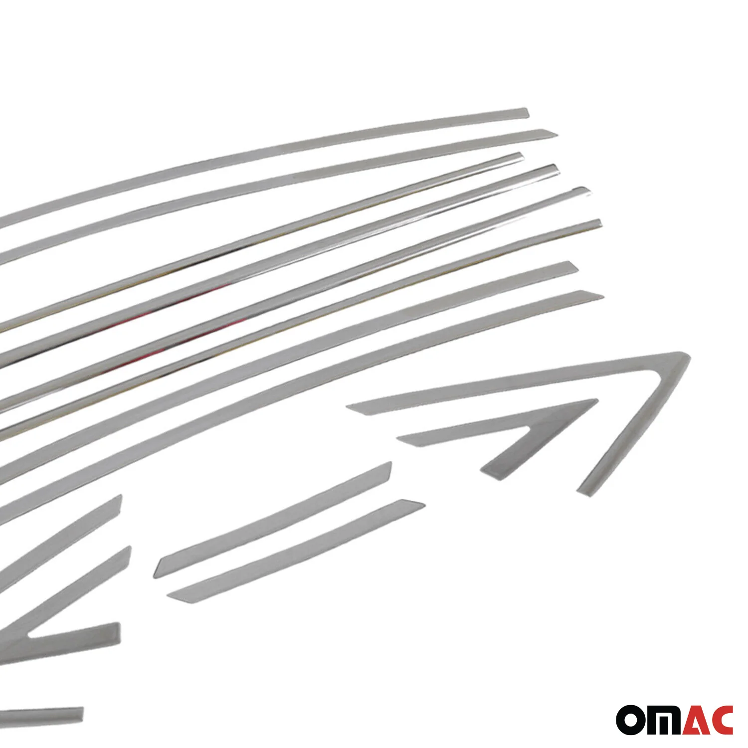 2012-2017 Hyundai Accent Sedan Window Molding Trim Streamer Stainless Steel - Image 8