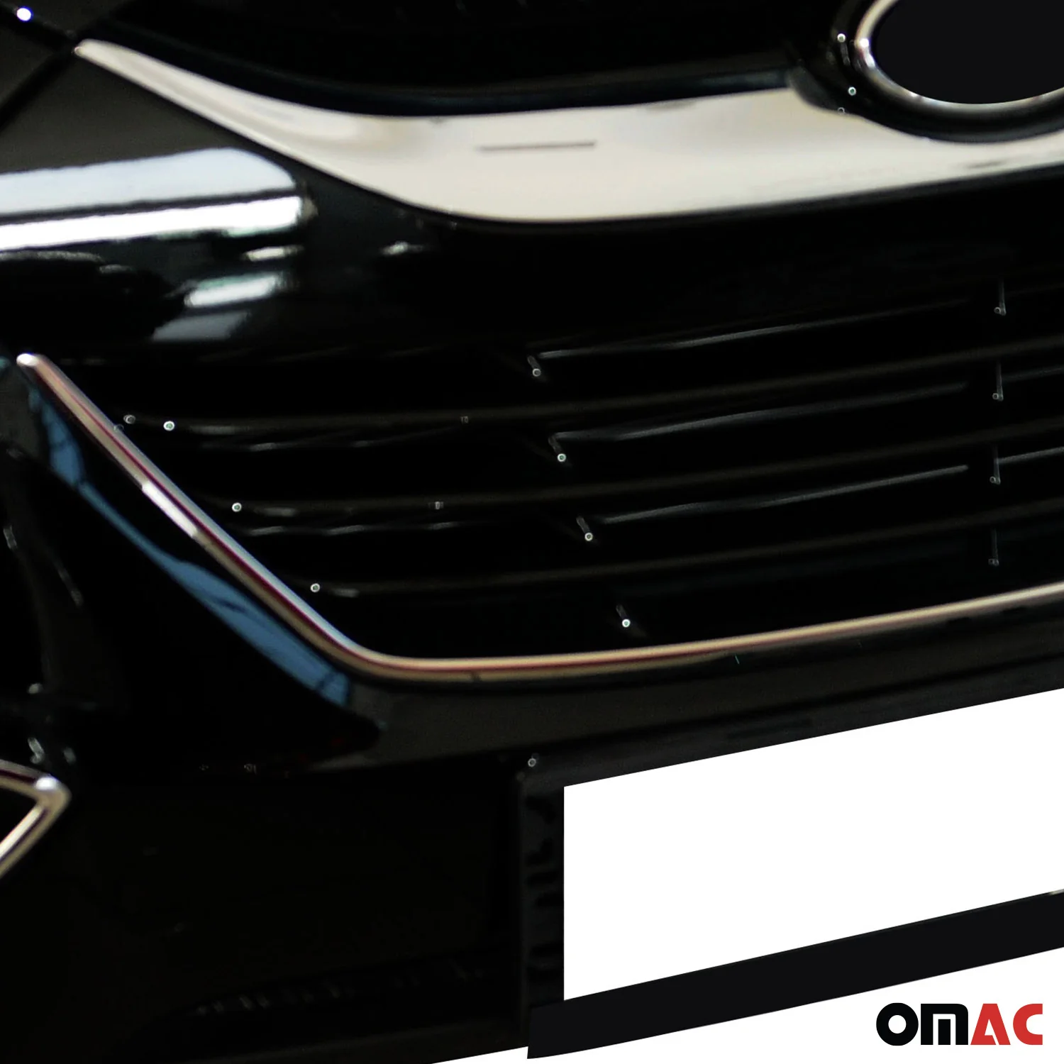 2010-2015 Hyundai Tucson Front Bumper Grill Trim Molding Stainless Steel Silver 1 Pc - Image 2