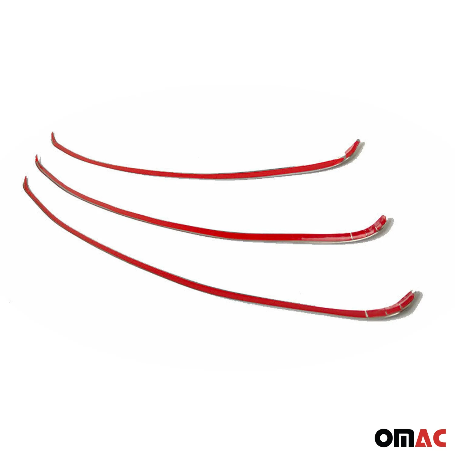 2010-2015 Hyundai Tucson Front Bumper Grill Trim Molding Stainless Steel Silver 3 Pcs - Image 5
