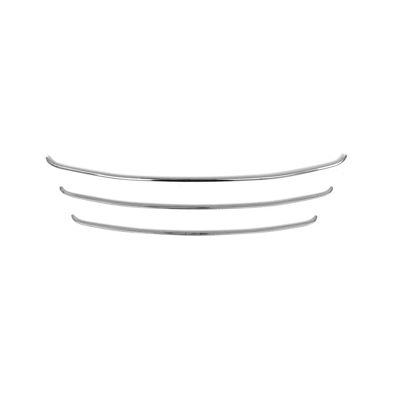 2010-2015 Hyundai Tucson Front Bumper Grill Trim Molding Stainless Steel Silver 3 Pcs - Image 7