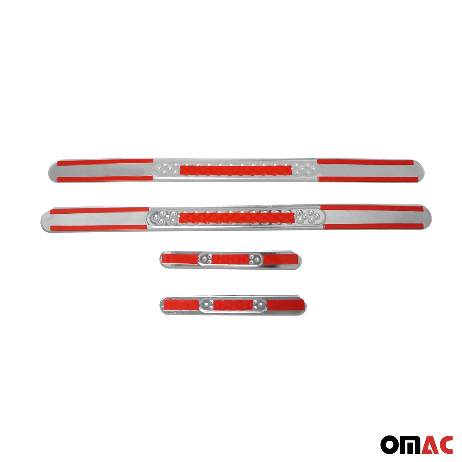 Jeep Grand Cherokee Door Sill Scuff Plate Scratch Protector Gloss Stainless Steel Silver 4 Pcs - Image 5