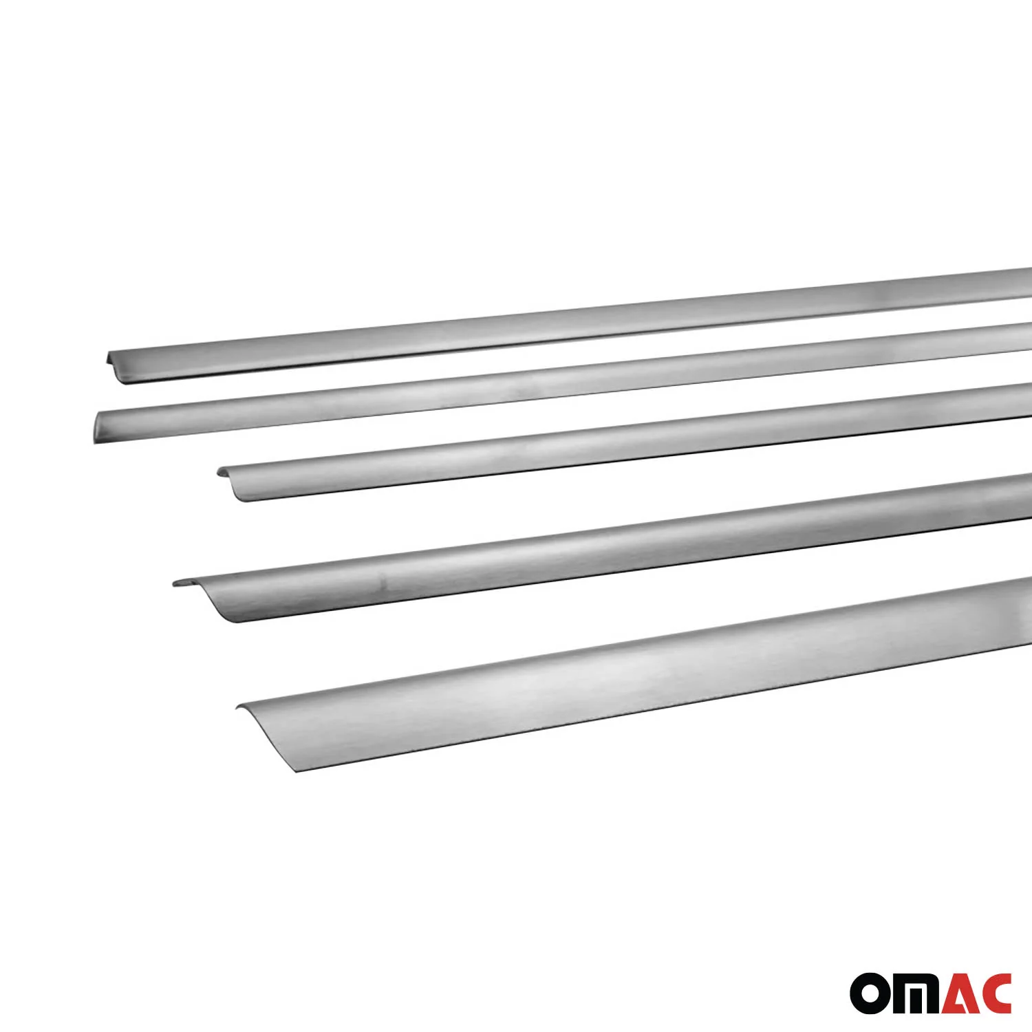 2010-2013 Lexus GX 460 Window Molding Trim Streamer Brushed Stainless Steel Silver 6x - Image 7