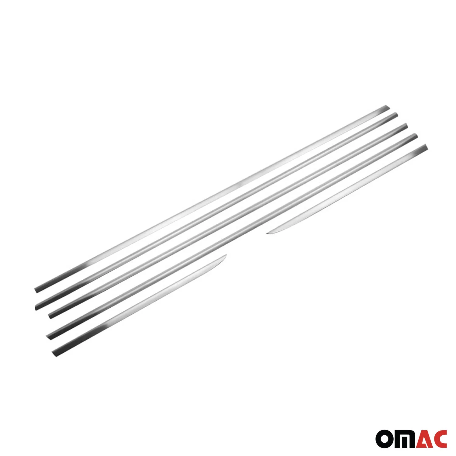 2010-2013 Lexus GX 460 Window Molding Trim Streamer Brushed Stainless Steel Silver 6x - Image 8