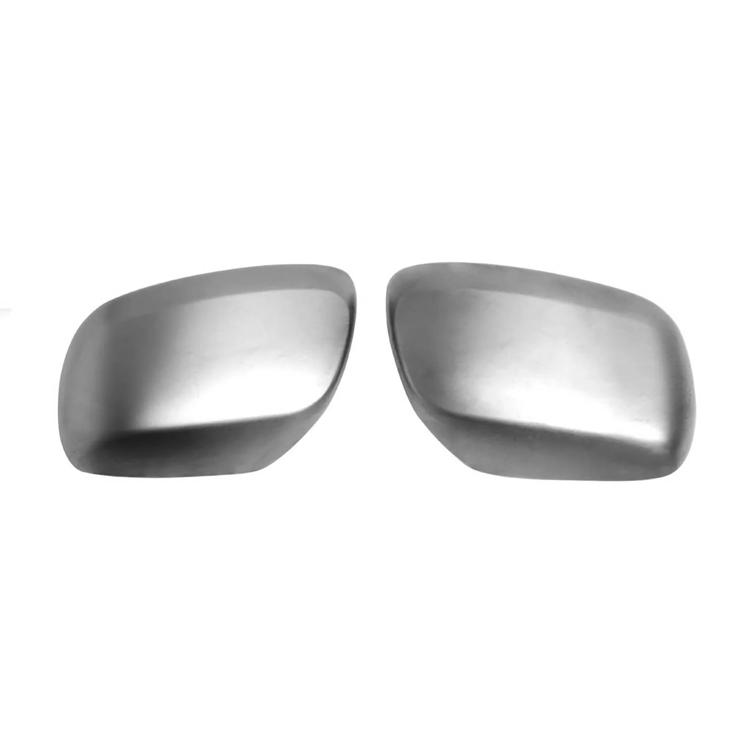 2008-2015 Lexus LX 570 Side Mirror Cover Caps Brushed Stainless Steel Silver 2 Pcs - Image 6