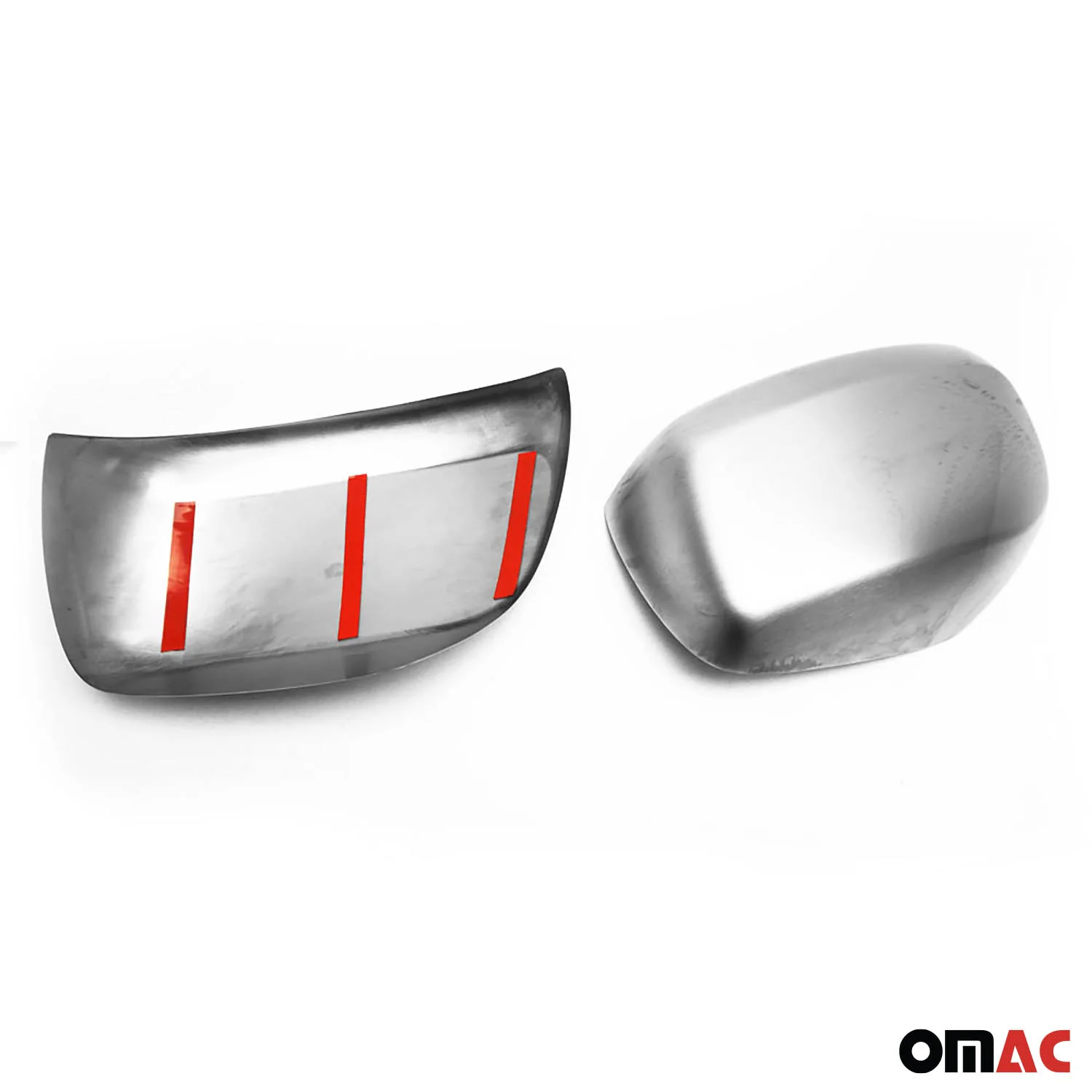 2008-2015 Lexus LX 570 Side Mirror Cover Caps Brushed Stainless Steel Silver 2 Pcs - Image 9