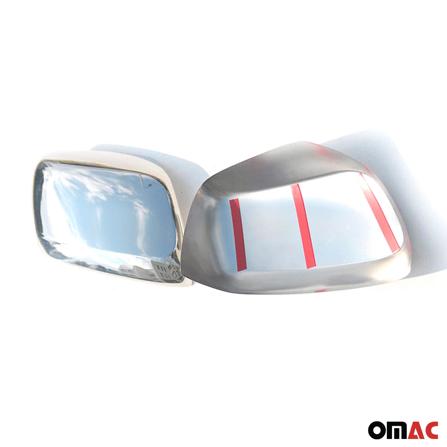 2016-2021 Lexus LX 570 Side Mirror Cover Caps Stainless Steel Silver 2 Pcs - Image 5