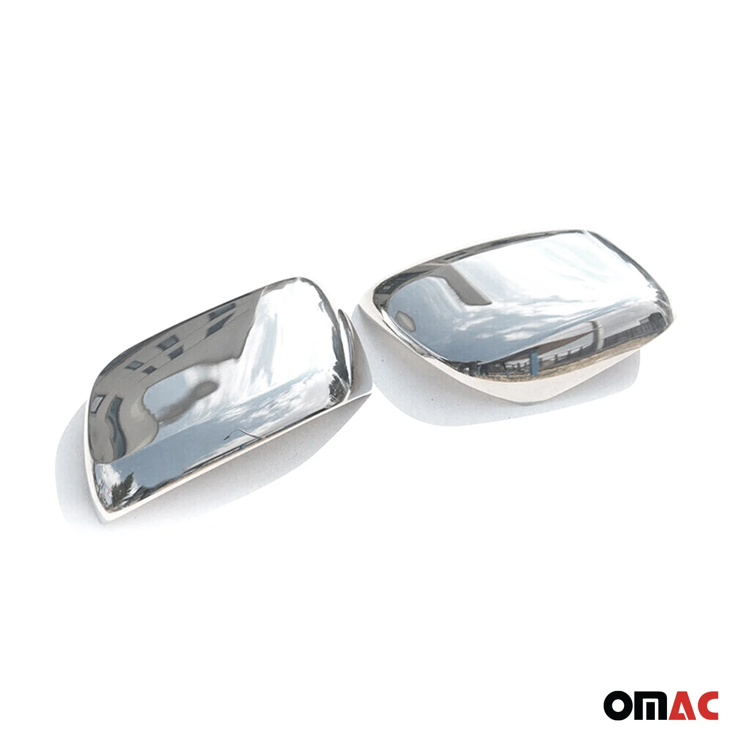 2016-2021 Lexus LX 570 Side Mirror Cover Caps Stainless Steel Silver 2 Pcs - Image 9