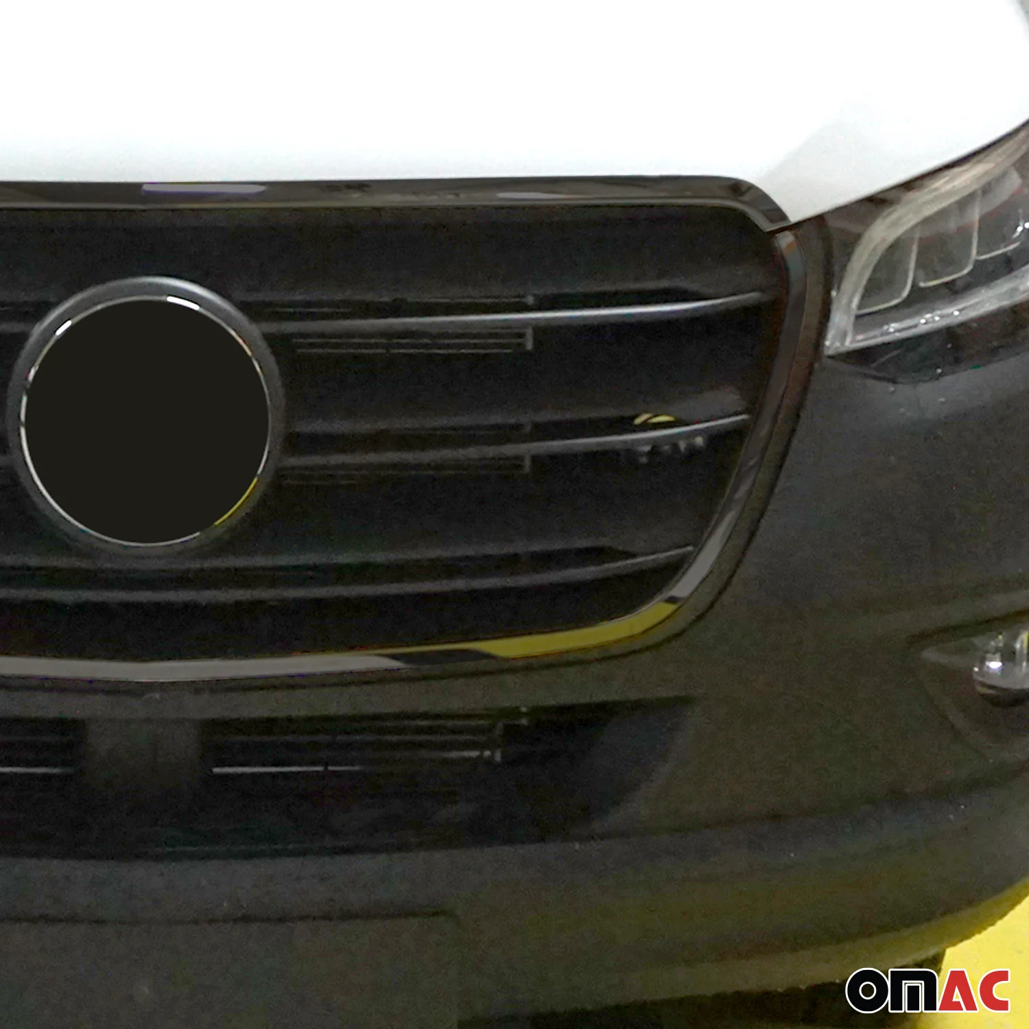 2019-2026 Mercedes Sprinter W907 910 Front Bumper Grill Trim Stainless Steel Dark 4x - Image 3