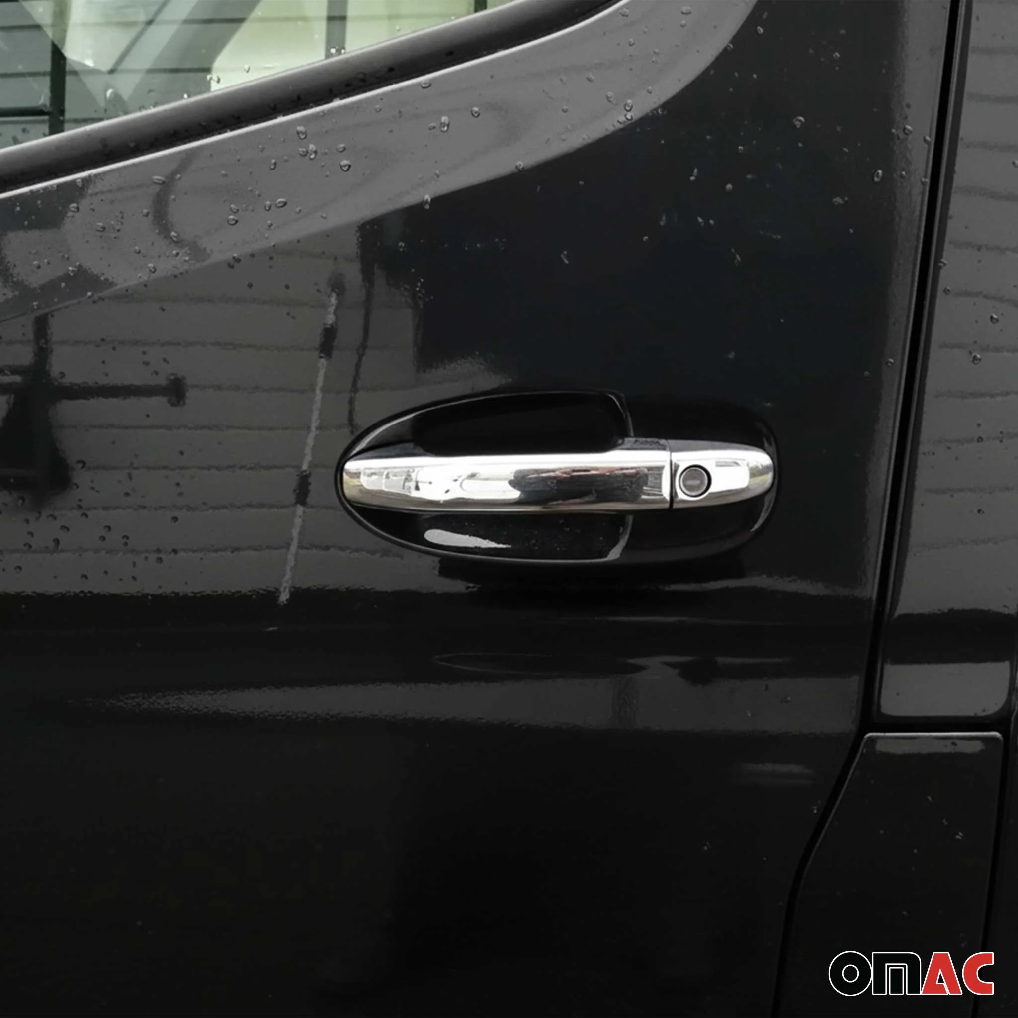 2019-2026 Mercedes Sprinter W907 910 Door Handle Cover Protector Stainless Steel 8 Pcs - Image 5