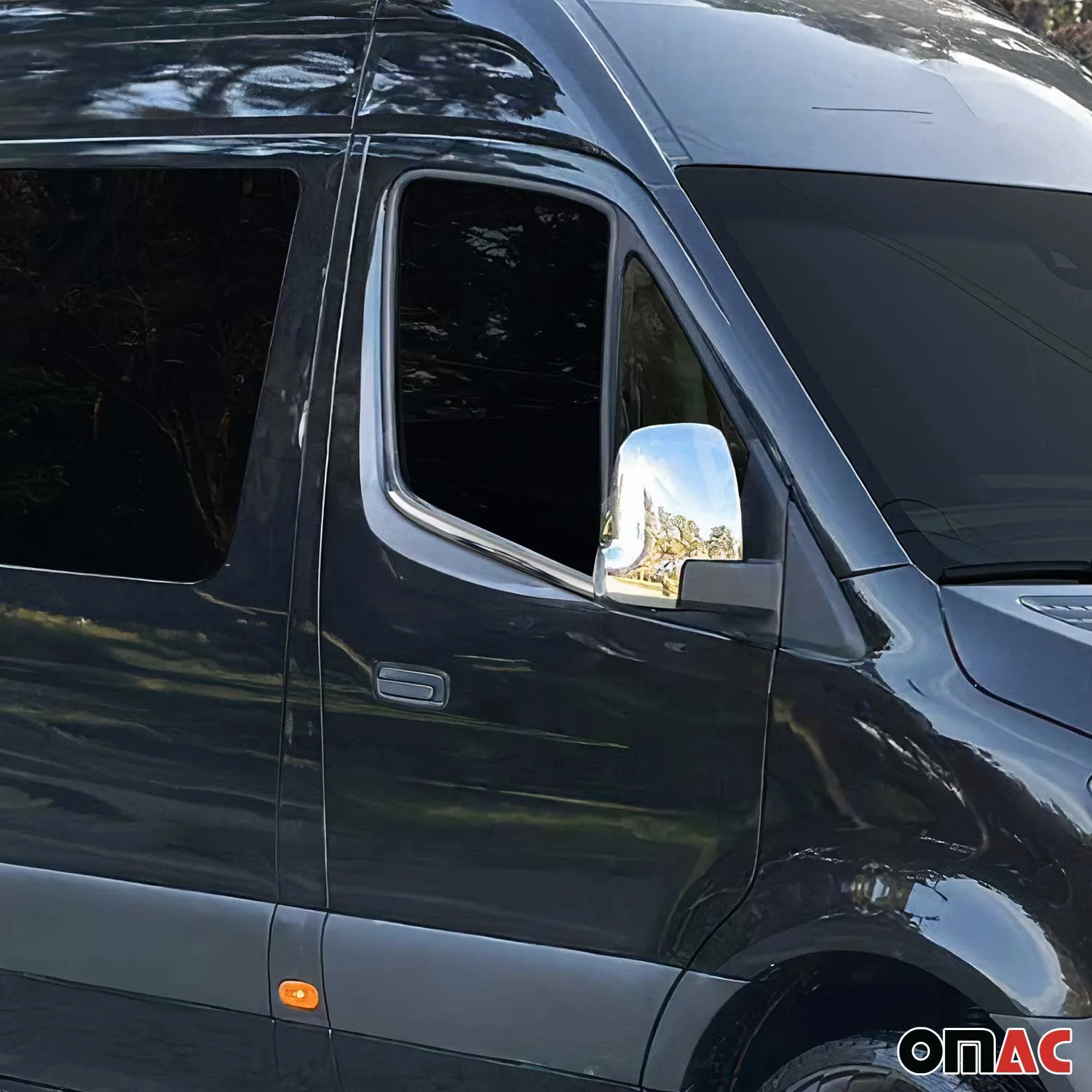 2019-2026 Mercedes Sprinter W907 910 Window Molding Trim Streamer Stainless Steel 4x - Image 2