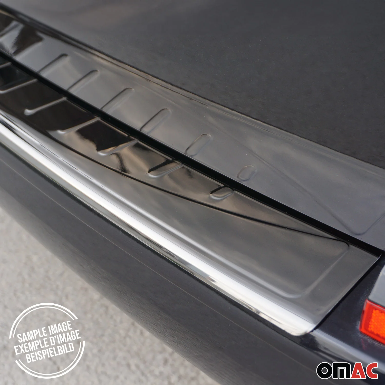 2019-2026 Mercedes Sprinter W907 910 Rear Bumper Guard Stainless Steel Dark - Image 6