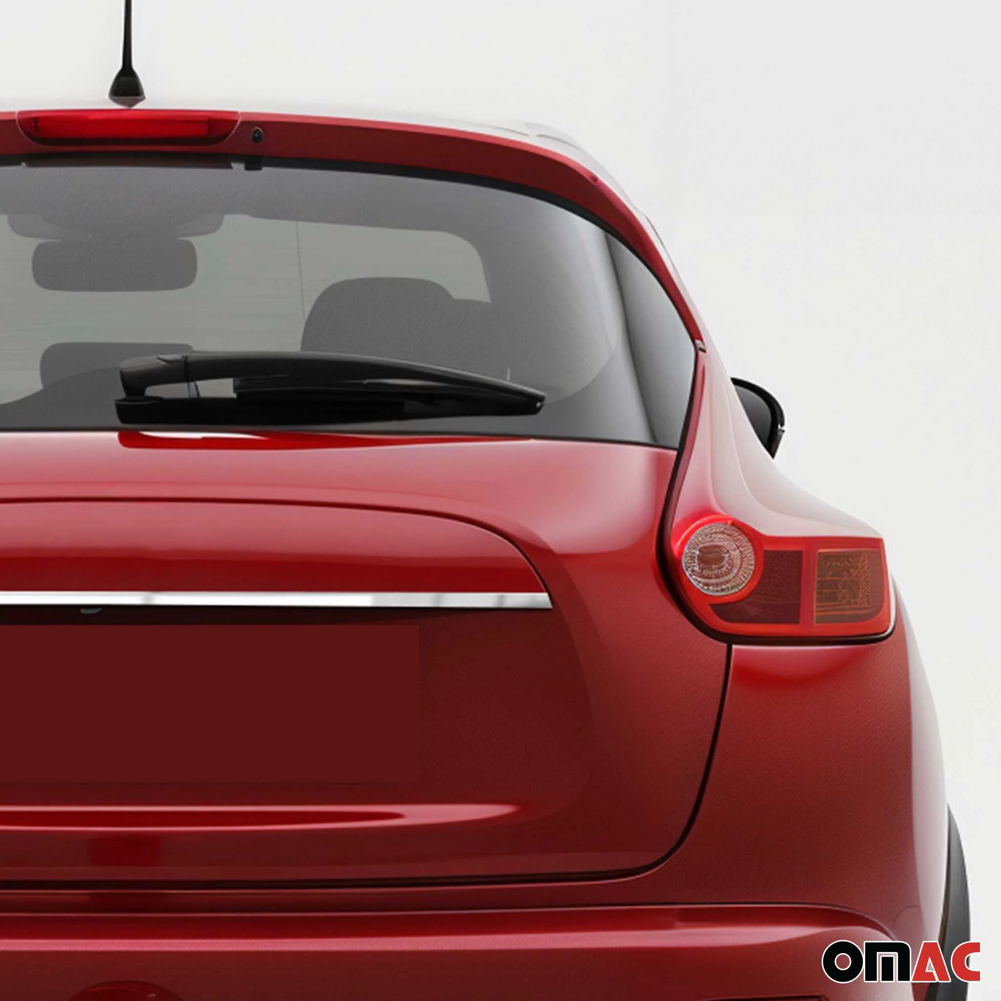 2011-2017 Nissan Juke Trunk Tailgate Door Handle Cover Brushed Stainless Steel Silver - Image 3