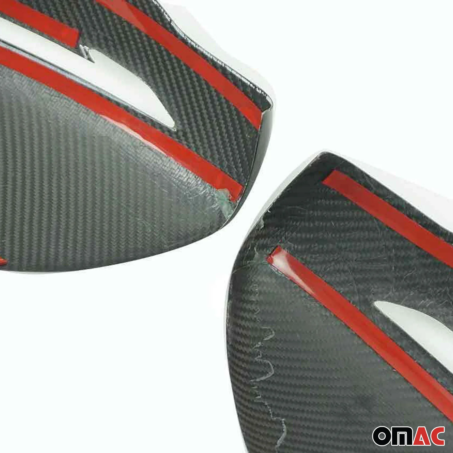 2018-2024 Nissan Kicks Side Mirror Cover Caps Carbon Fiber Black 2 Pcs - Image 8