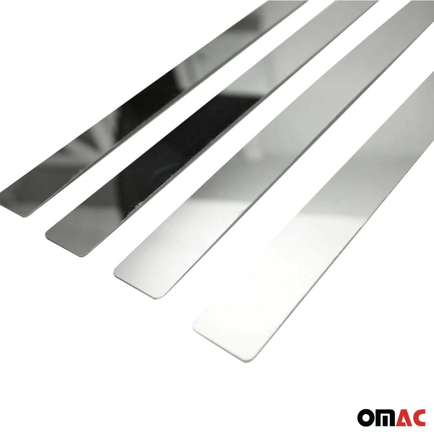2012-2018 RAM 1500 Crew Cab Side Door Molding Trim Stainless Steel - Image 8