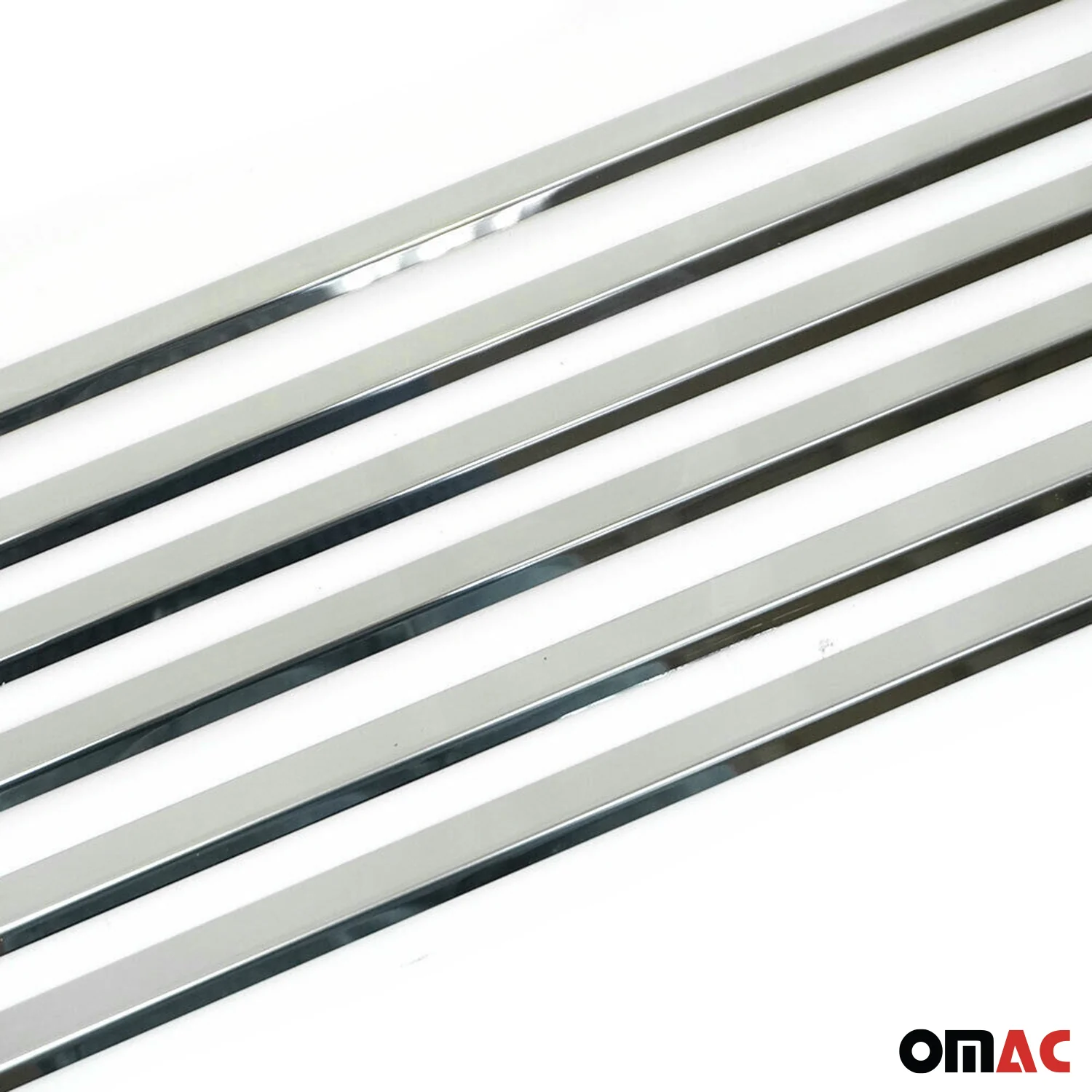2006-2009 Land Rover Range Rover Sport Window Molding Trim Stainless Steel Silver 6x - Image 7