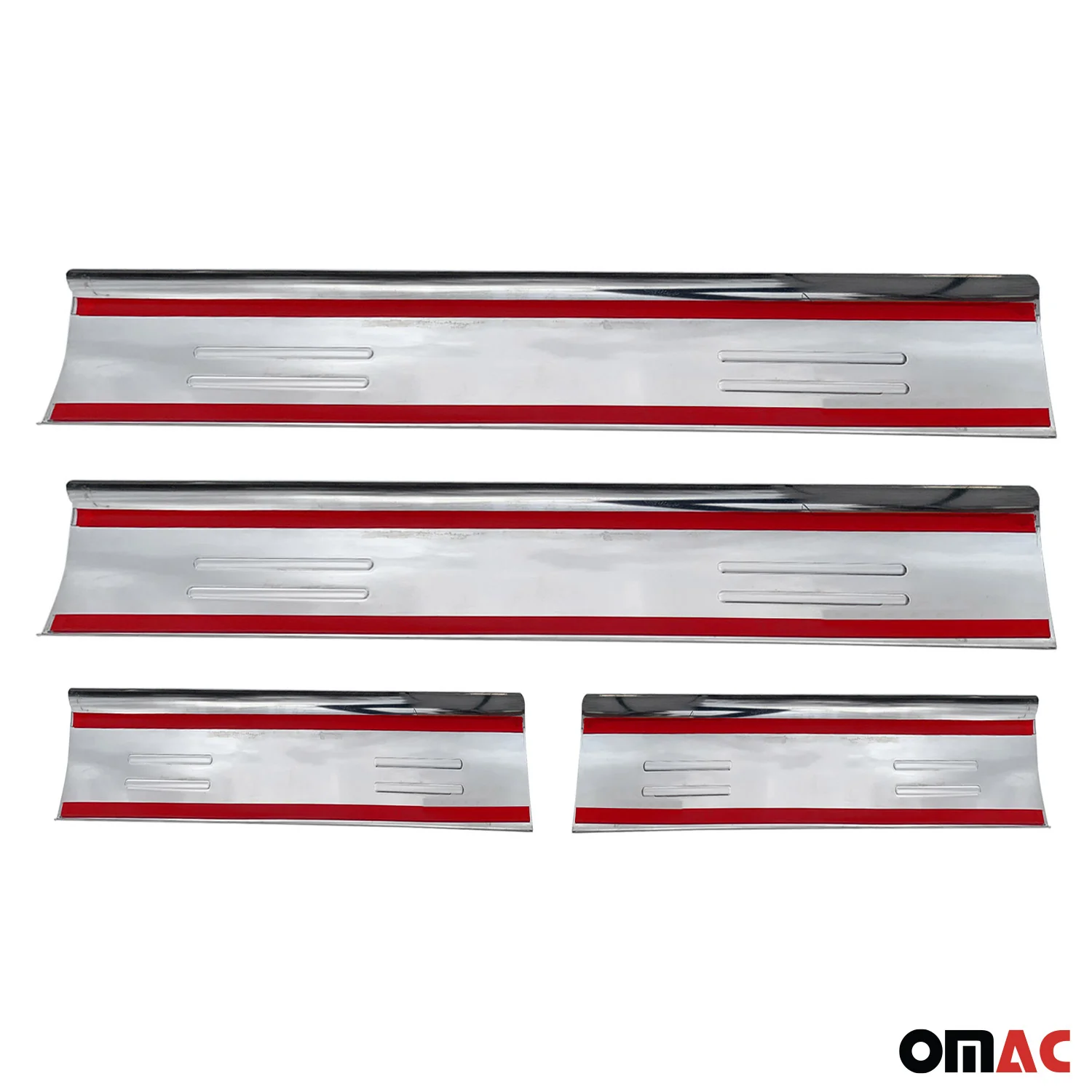 2013-2017 Land Rover Range Rover Door Sill Scuff Plate Scratch Stainless Steel 4x - Image 5