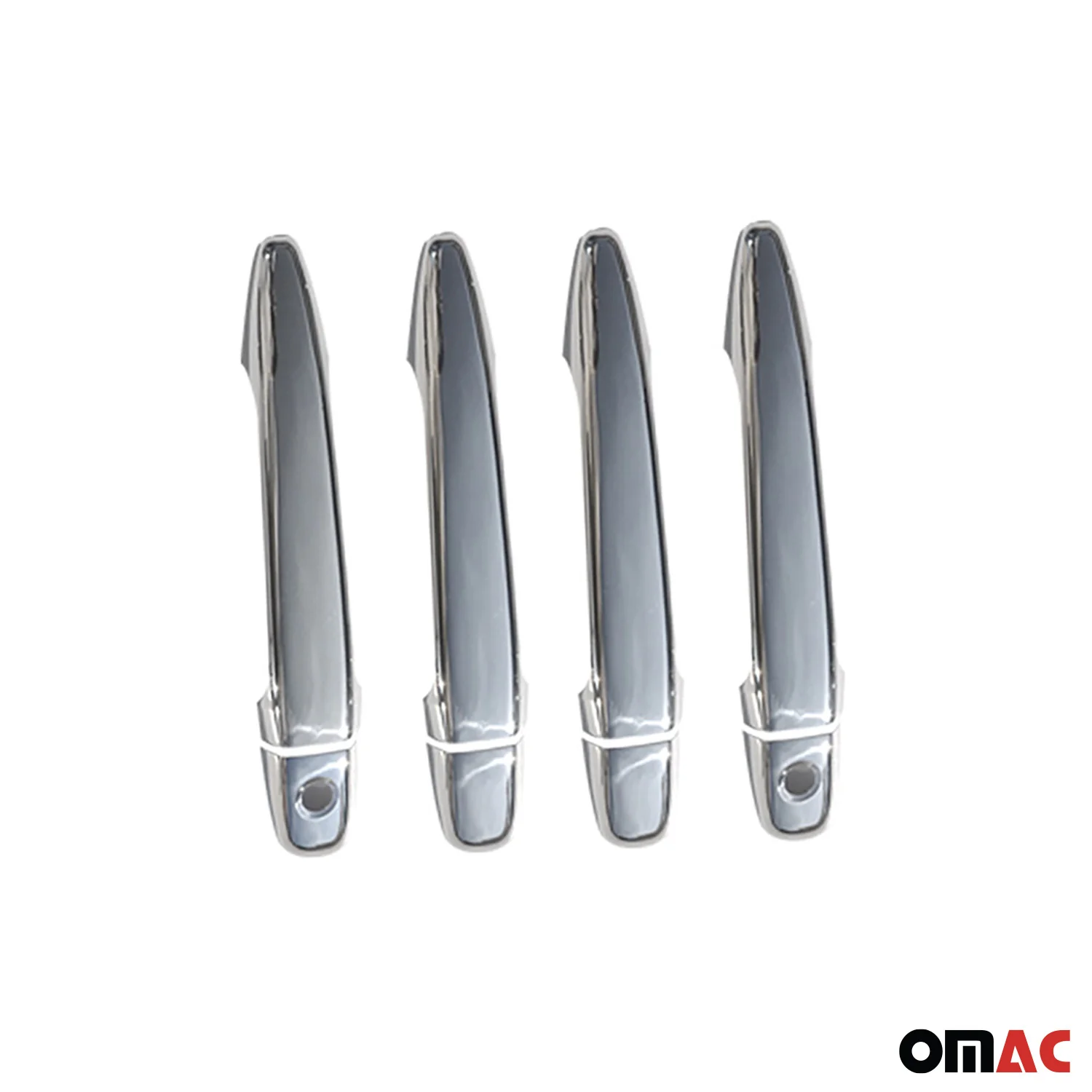 2003-2009 Toyota 4Runner Car Door Handle Cover Protector Stainless Steel 2 Key Hole - Image 8