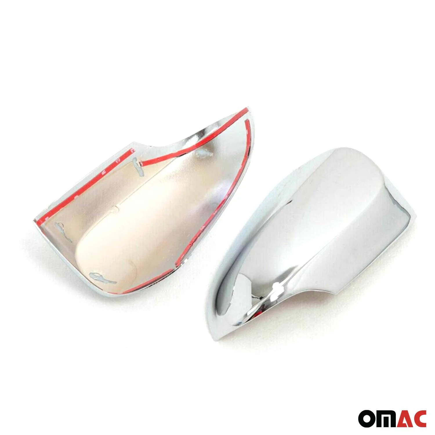 2014-2019 Toyota Corolla Side Mirror Cover Caps Chrome Silver 2 Pcs - Image 9