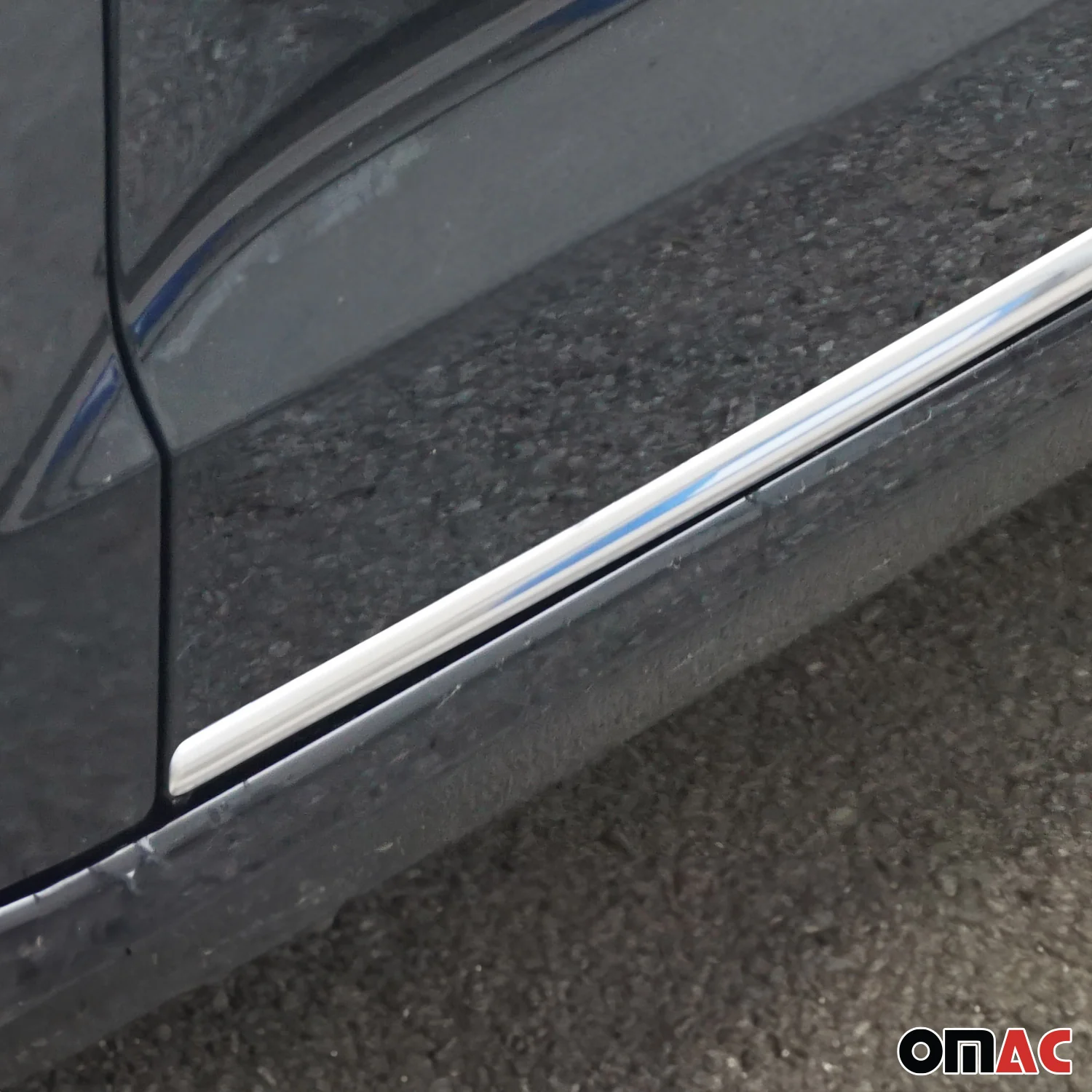 2017-2018 Toyota Corolla iM Side Door Molding Trim Skirt Garnish Stainless Steel Silver 4 Pcs - Image 3
