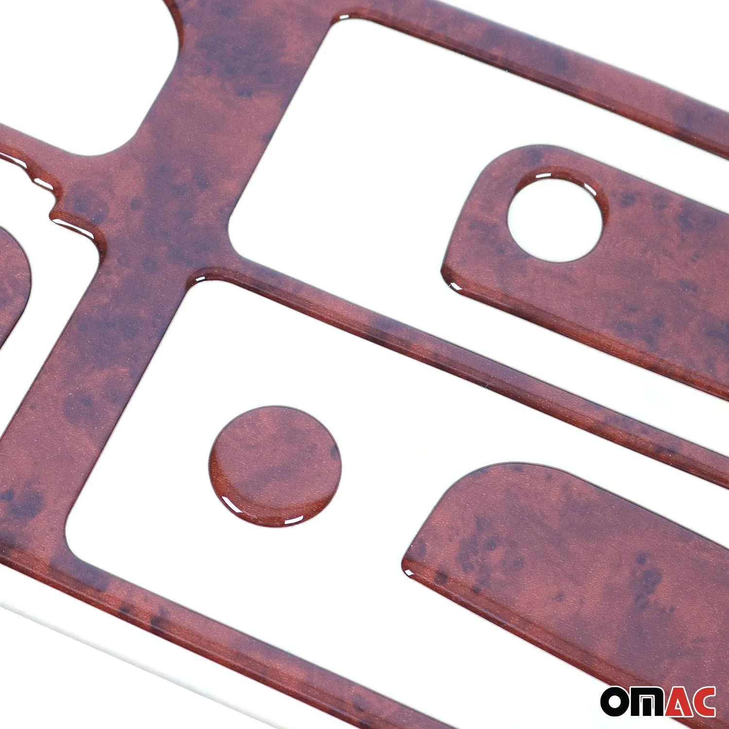 2011-2014 VW Jetta A6 Wooden Look Dashboard Console Trim Kit 22 Pcs - Image 9