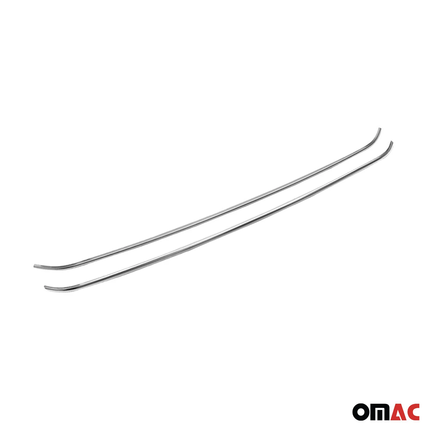 2010-2016 VW Amarok 4X2 Front Bumper Trim Molding Stainless Steel Silver 2 Pcs - Image 7