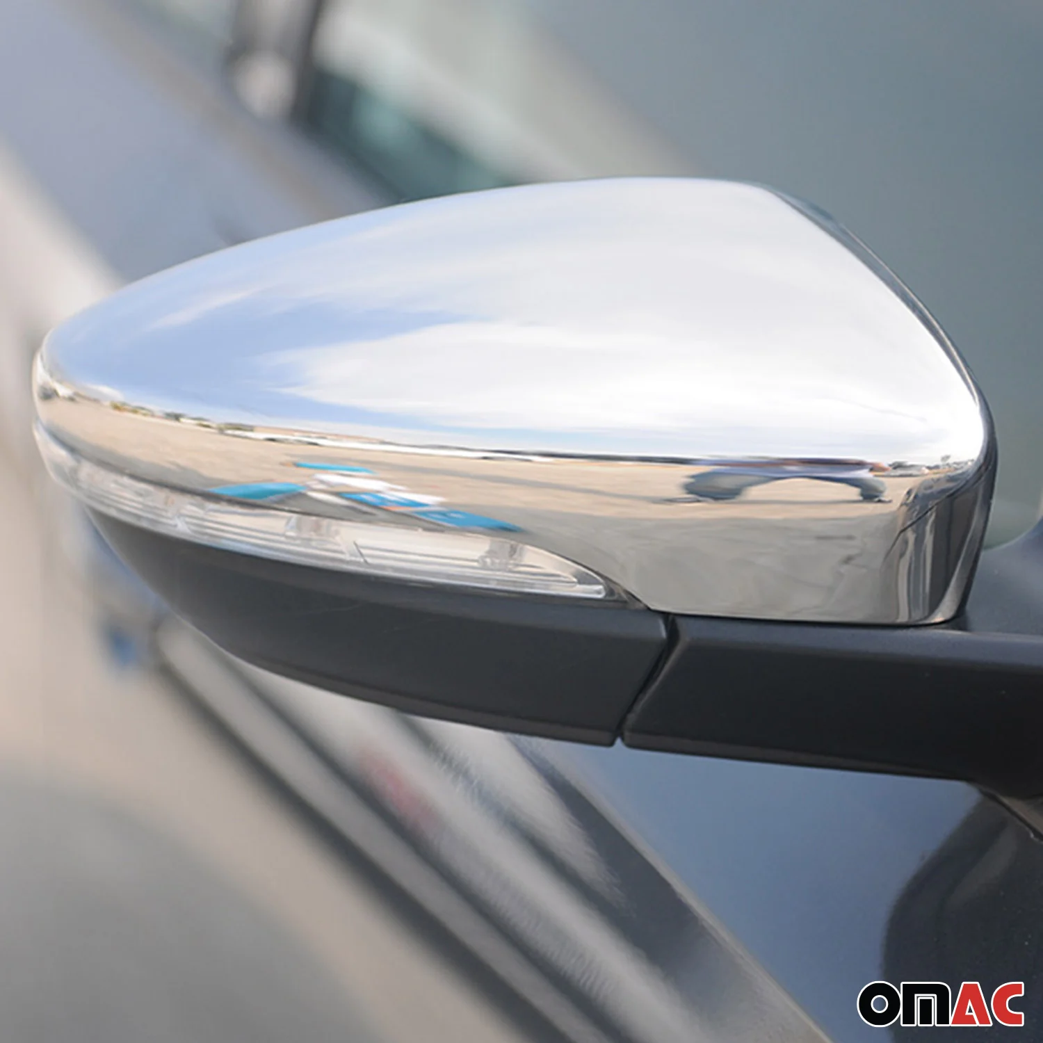 2012-2019 VW Beetle Side Mirror Cover Caps Stainless Steel Silver 2 Pcs - Image 6