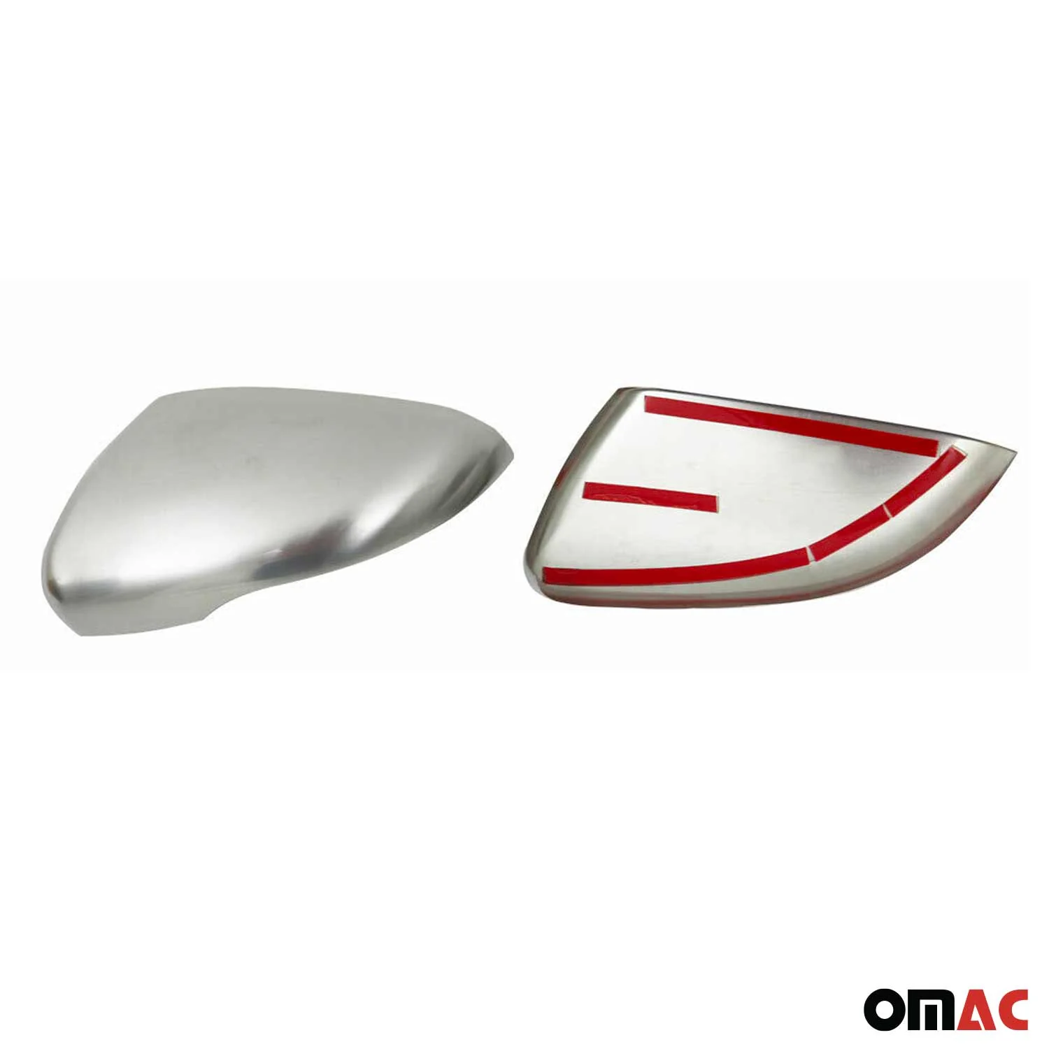 2010-2014 VW Golf Mk6 Side Mirror Cover Caps Matt Stainless Steel Silver 2 Pcs - Image 7