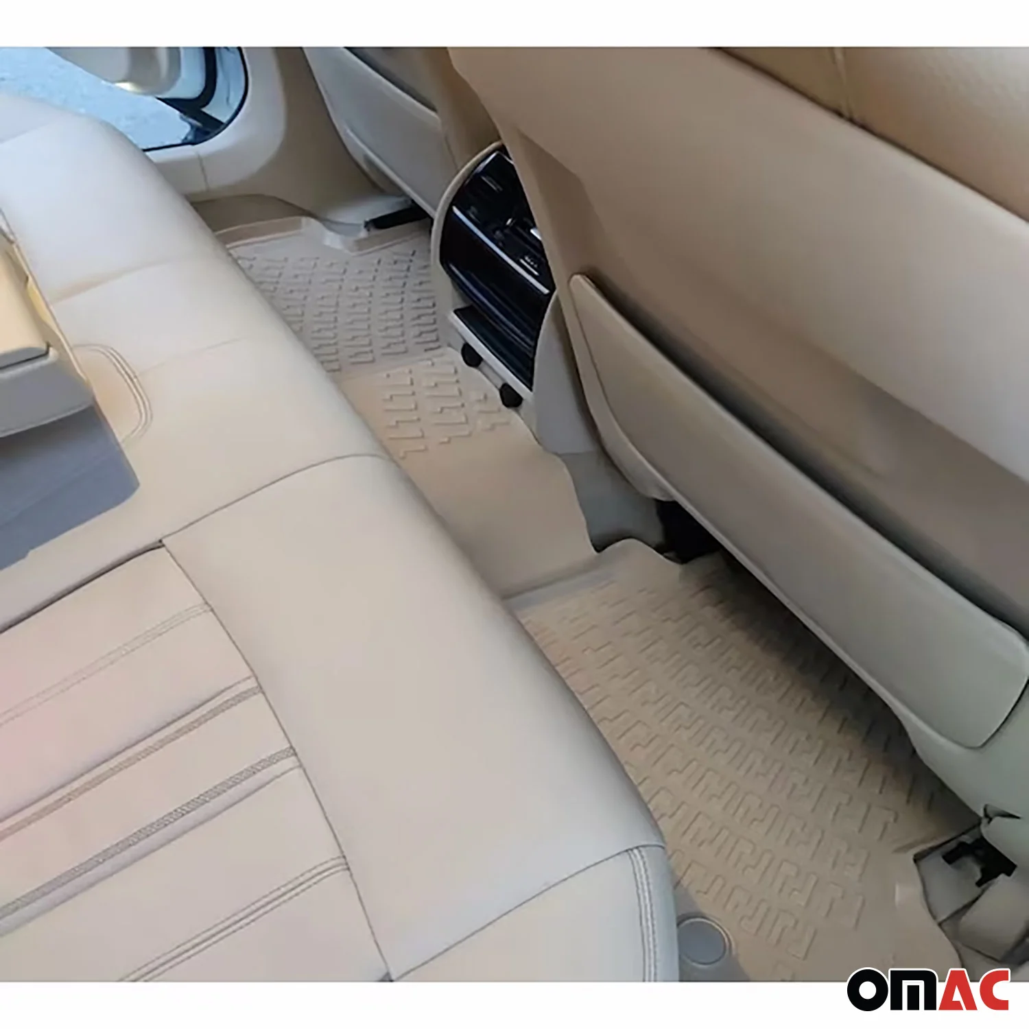 2019-2022 Mercedes A Class V177 Sedan Floor Mats Liners Full Set All Weather Beige - Image 7
