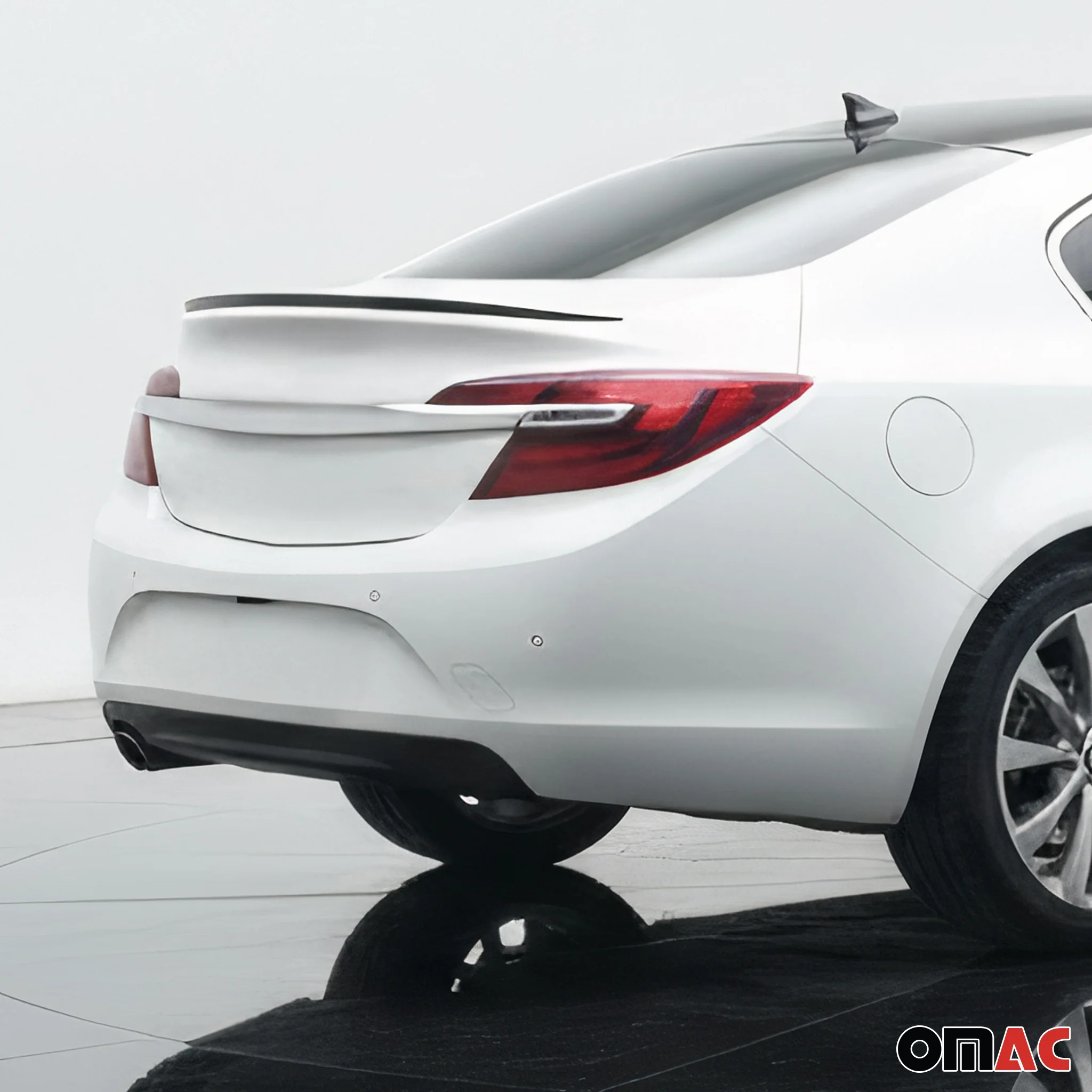 2011-2019 Chevrolet Cruze Sedan Rear Trunk Spoiler Wing Black - Image 2