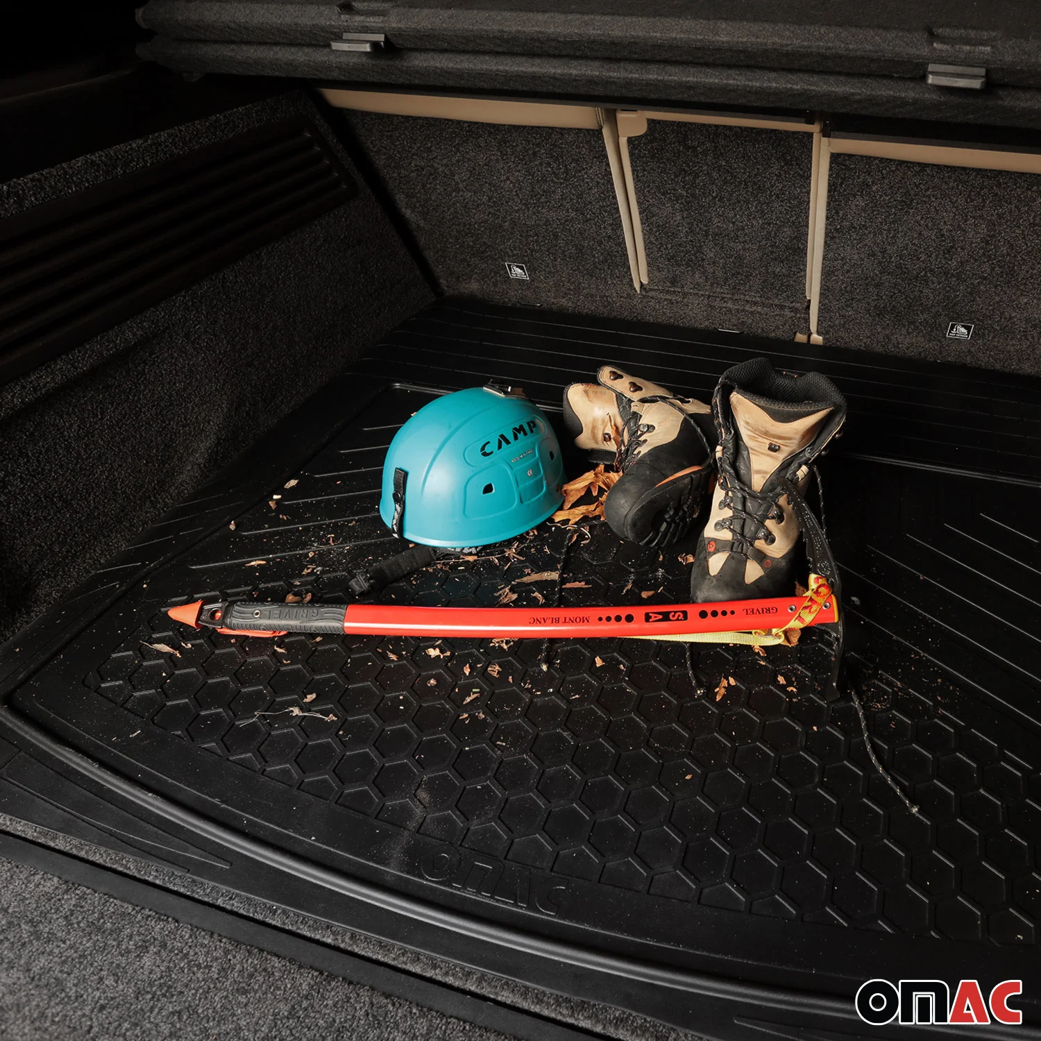 Chevrolet Impala Semi-Custom fit Floor Mats & Cargo Liner Black 6Pcs - Image 9