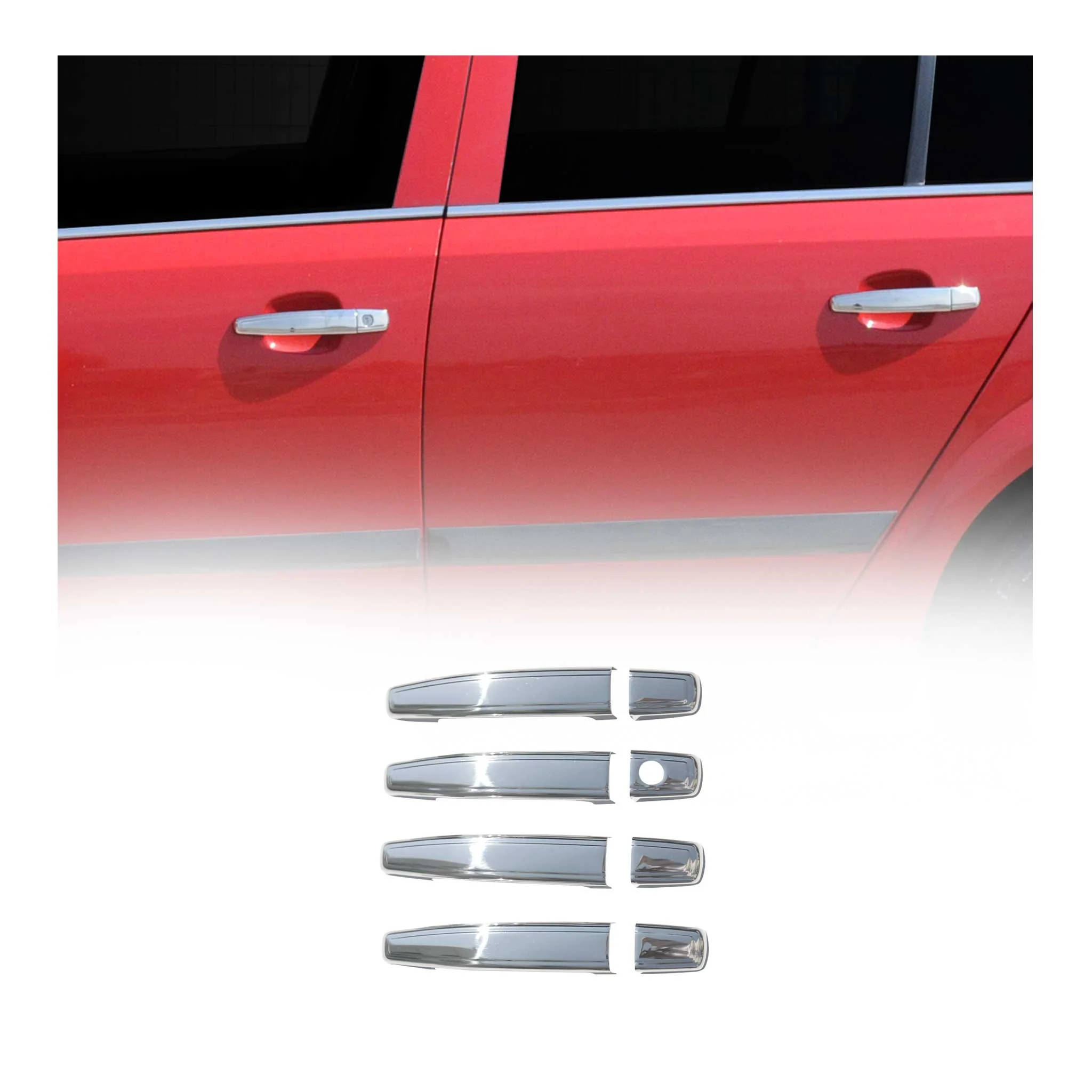 2012-2020 Chevrolet Sonic Car Door Handle Cover Protector Stainless Steel 8 Pcs