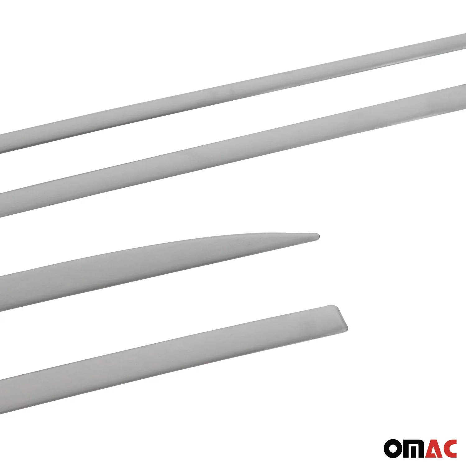 2016-2020 Dodge Neon Side Door Molding Trim Skirt Garnish Stainless Steel Silver 4 Pcs - Image 5