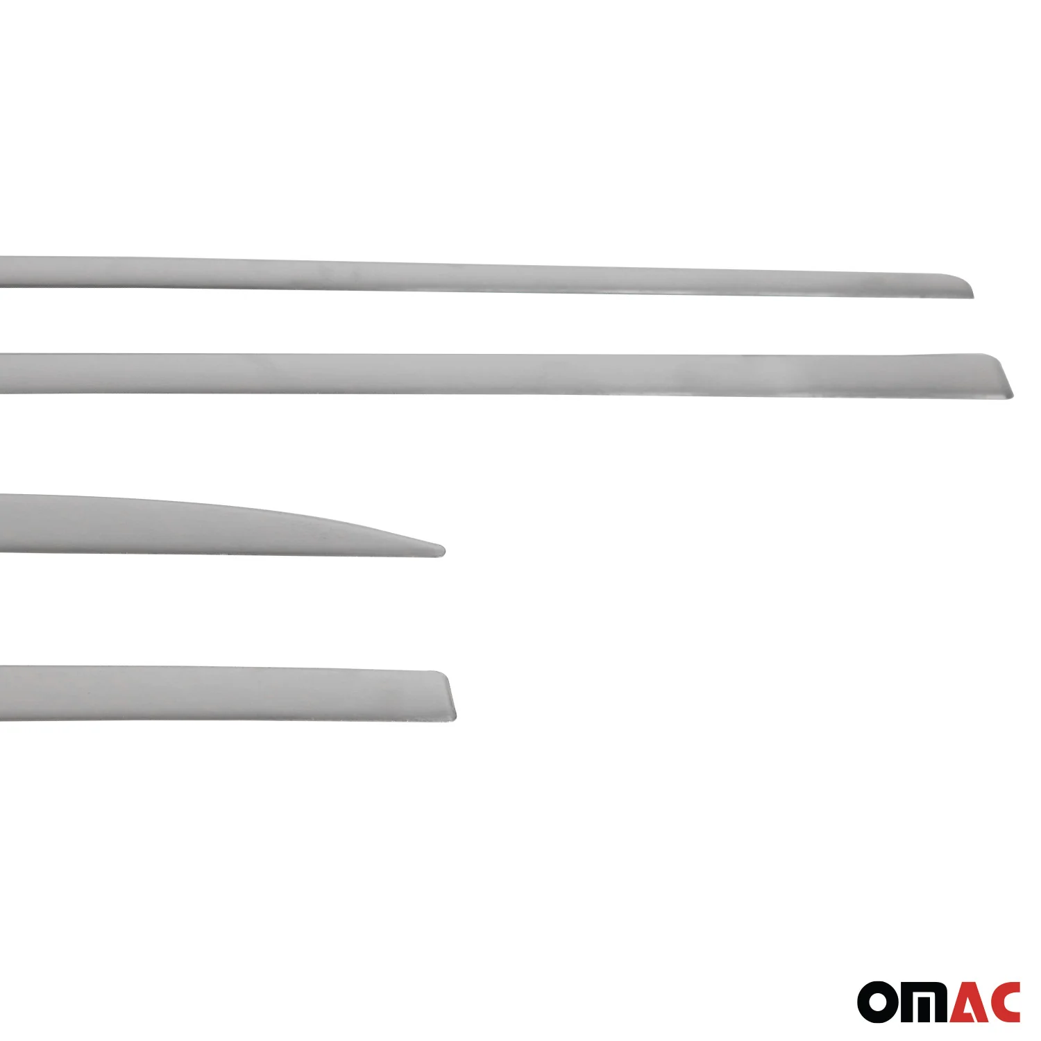 2016-2020 Dodge Neon Side Door Molding Trim Skirt Garnish Stainless Steel Silver 4 Pcs - Image 8