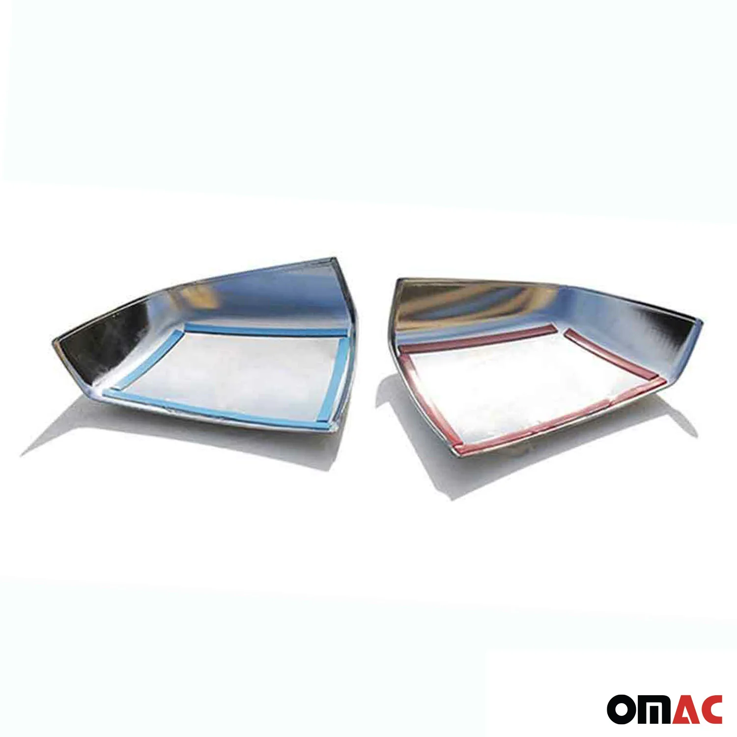 2015-2022 RAM ProMaster City Side Mirror Cover Caps Chrome Silver 2Pcs - Image 5