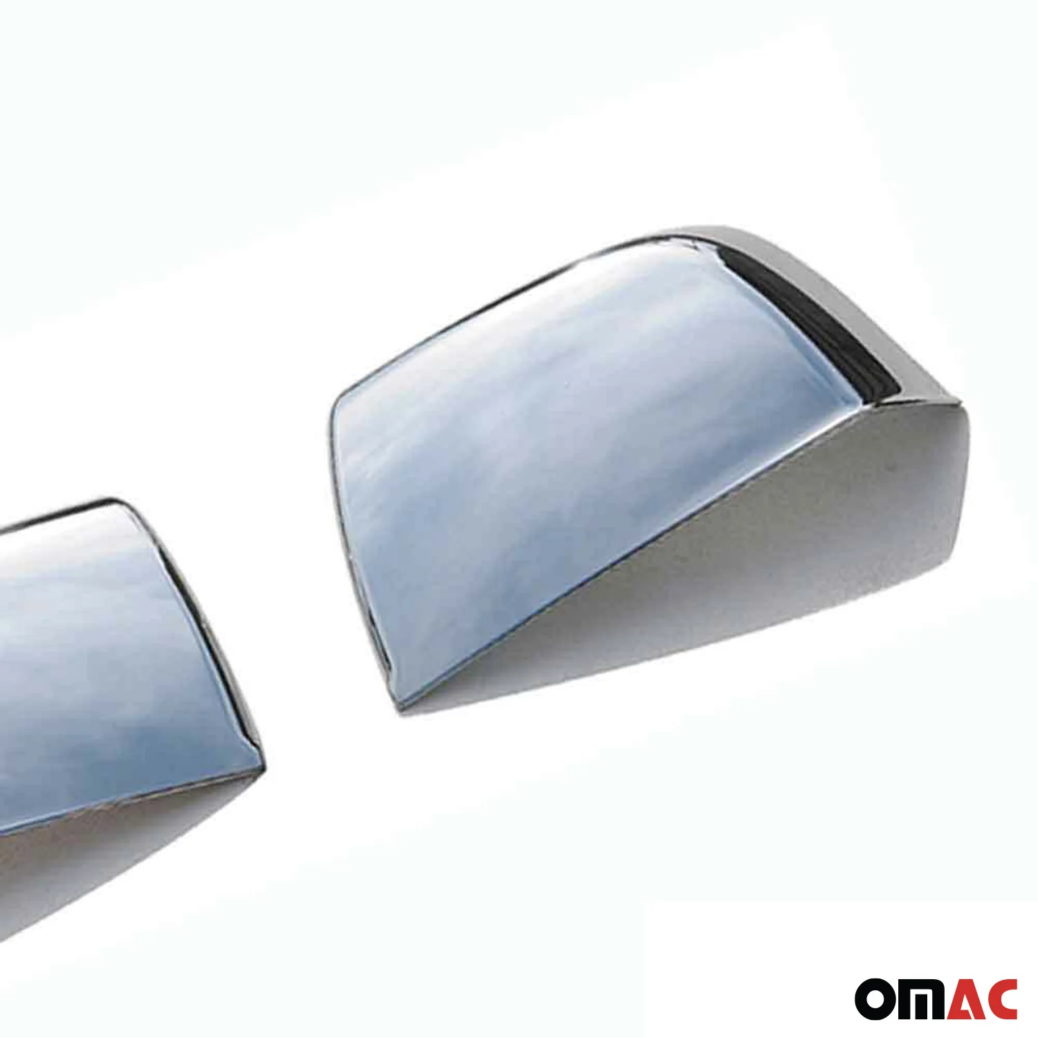 2015-2022 RAM ProMaster City Side Mirror Cover Caps Chrome Silver 2Pcs - Image 8