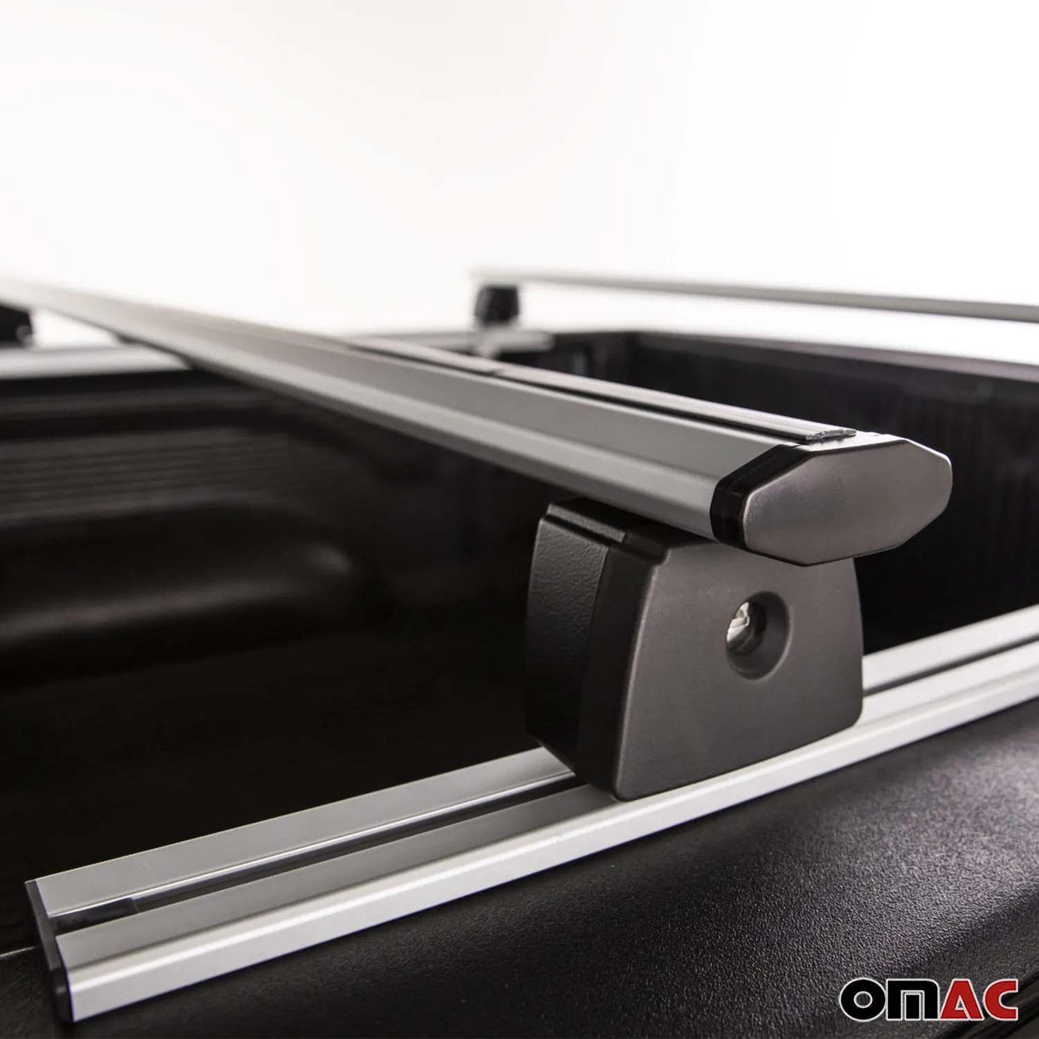 Ford F-150 F-250 F-350 Truck Bed Rack System Alu Pick Up Sliding Rack Silver 4Pcs - Image 2